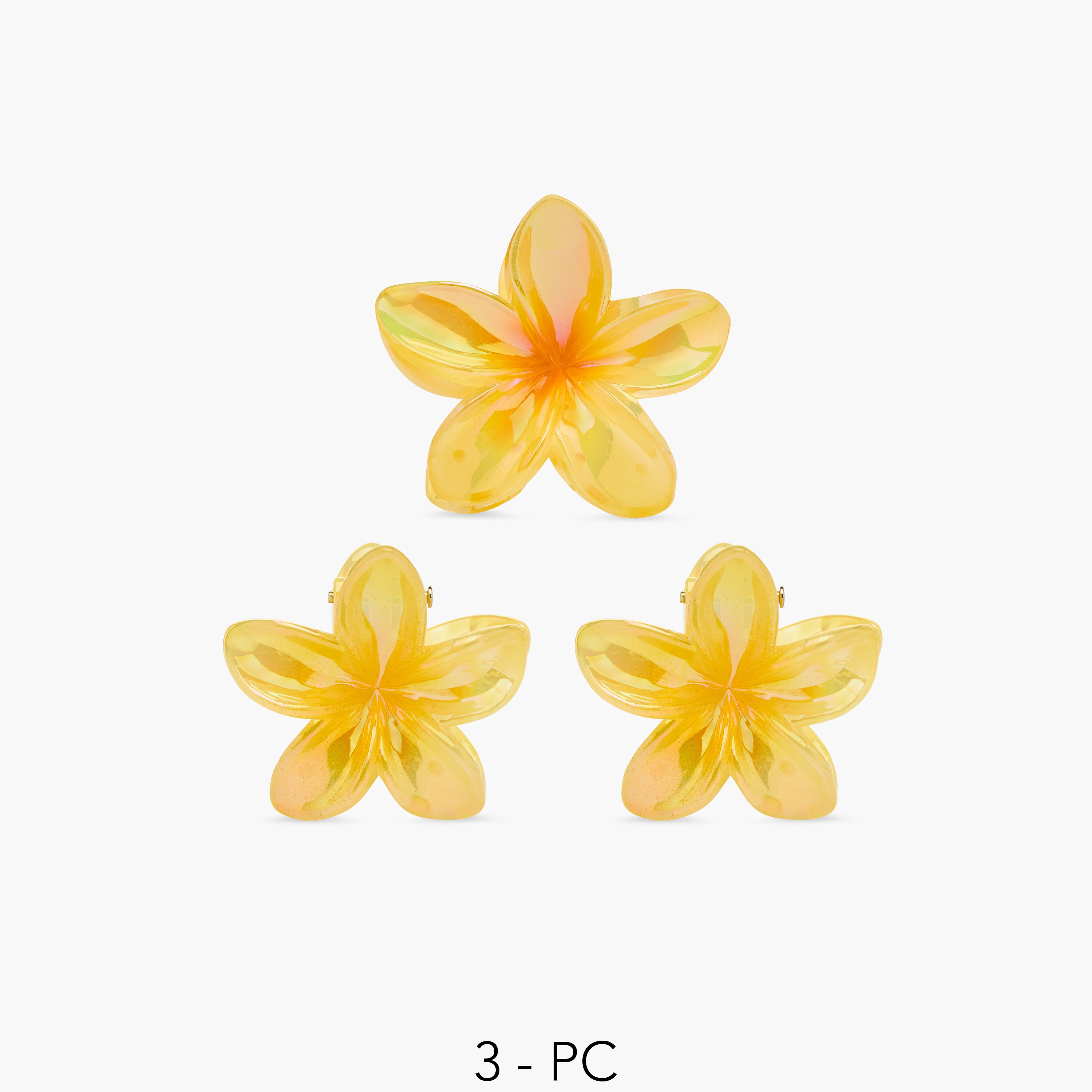Set of 3 - Gloo Flower Hair Clamps-women-hairaccessories-clamps-image-1