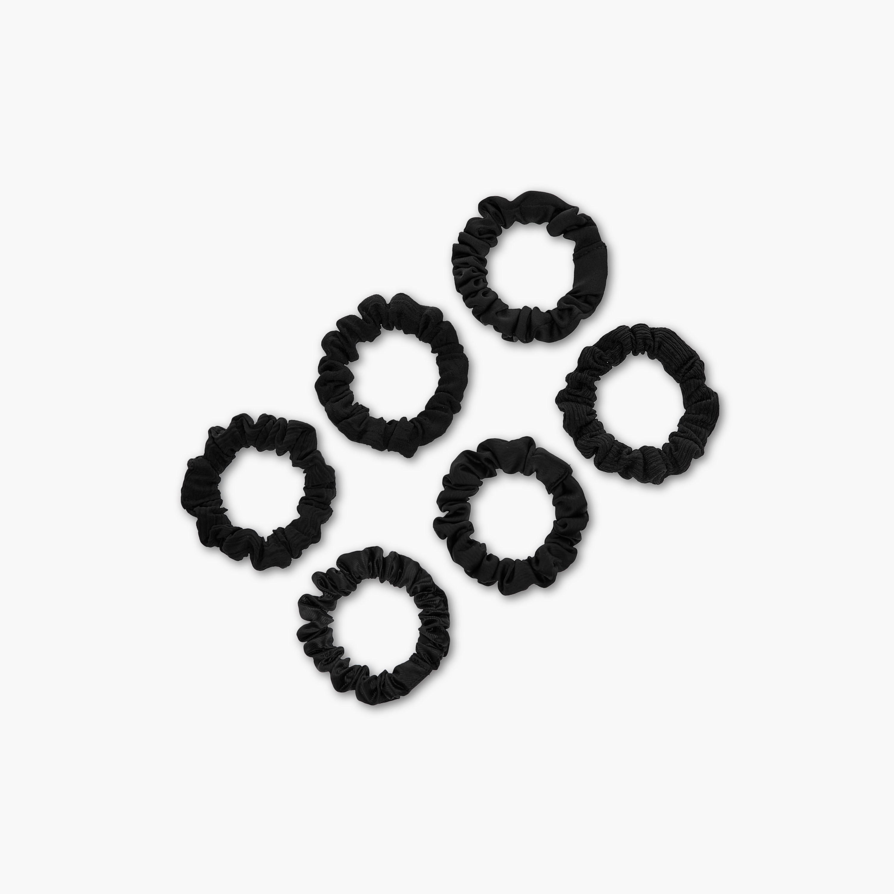Set of 6 - Gloo Textured Scrunchie-women-hairaccessories-scrunchies-image-3