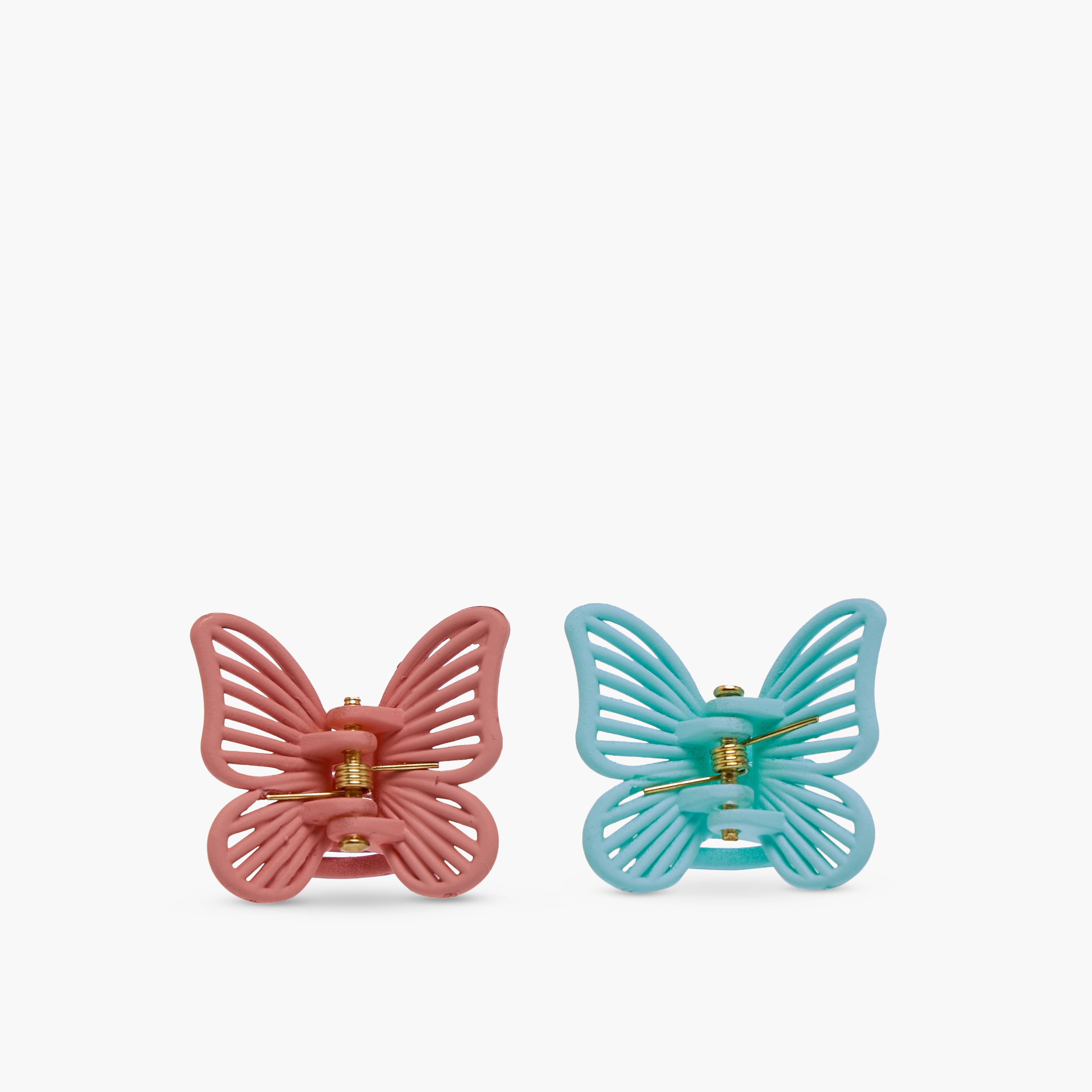 مشبك شعر على شكل فراشة - طقم 8 قطع-women-hairaccessories-clamps-image-2