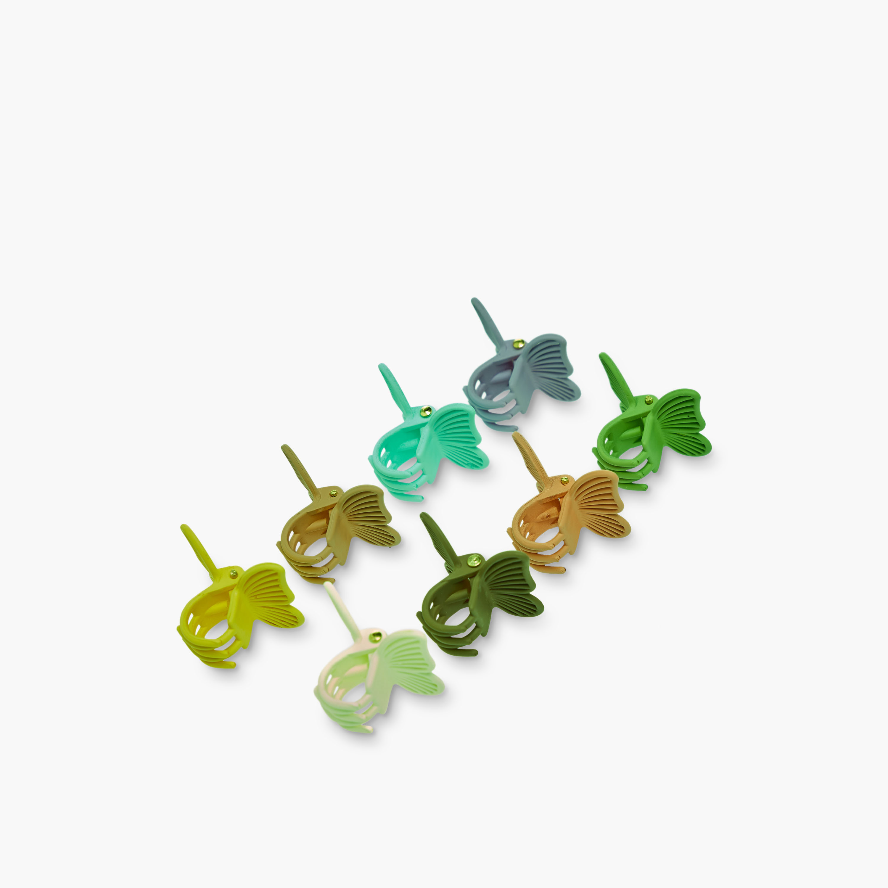 مشبك شعر على شكل فراشة - طقم 8 قطع-women-hairaccessories-clamps-image-6