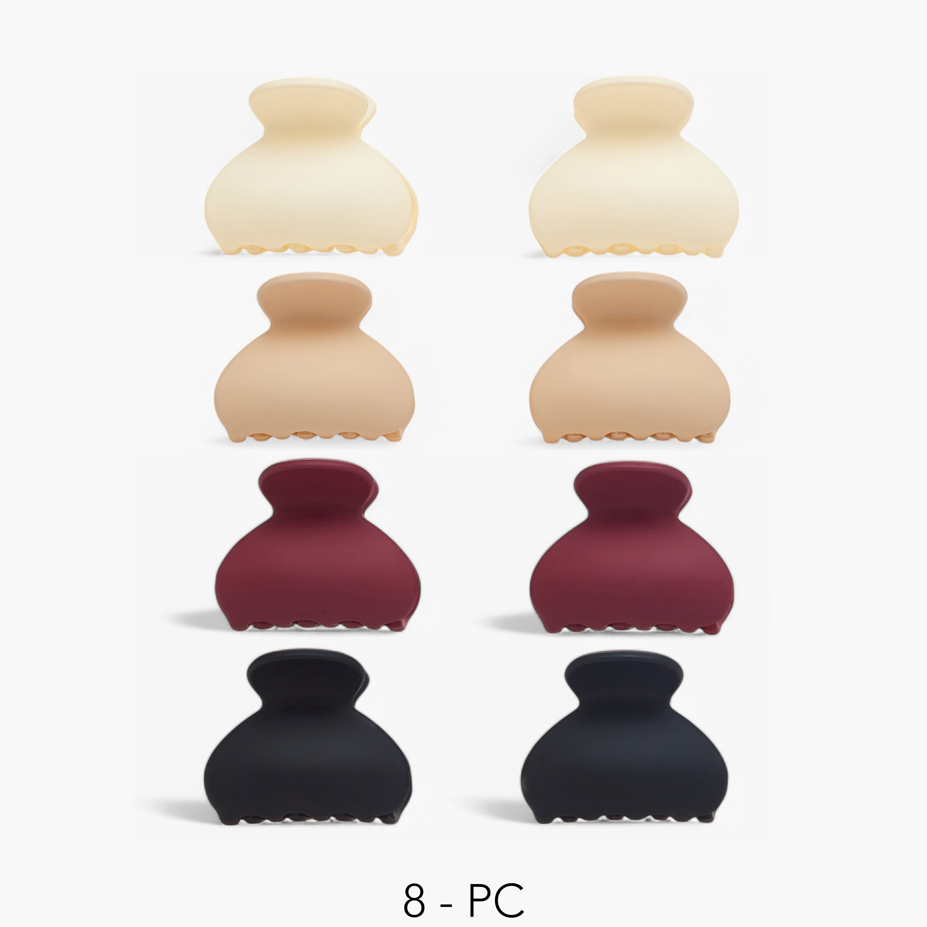 Set of 8 - Gloo Matte Hair Clamp-women-hairaccessories-image-1