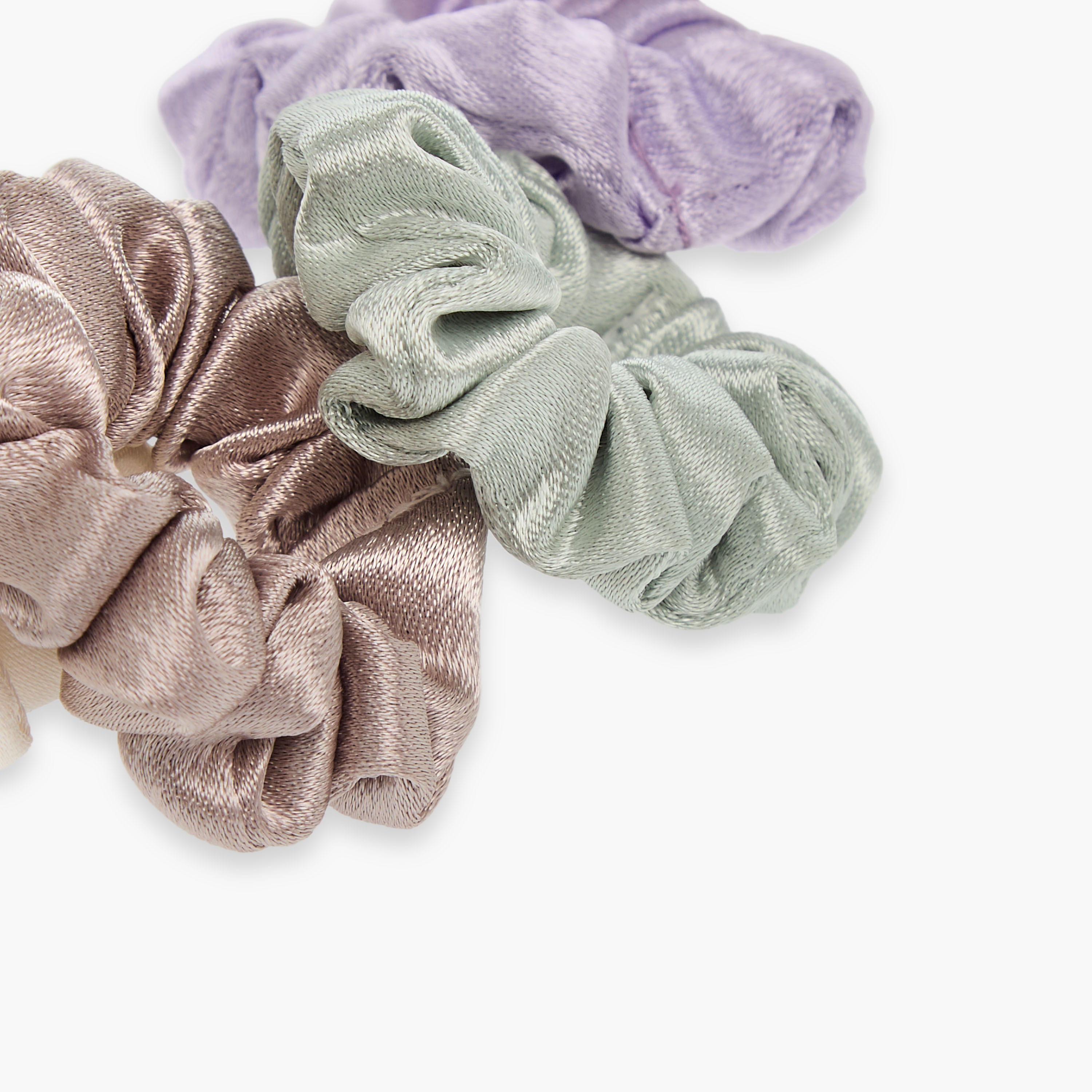 ربطات سكرانشي ستان من جلو - طقم 6 قطع-women-hairaccessories-scrunchies-image-4