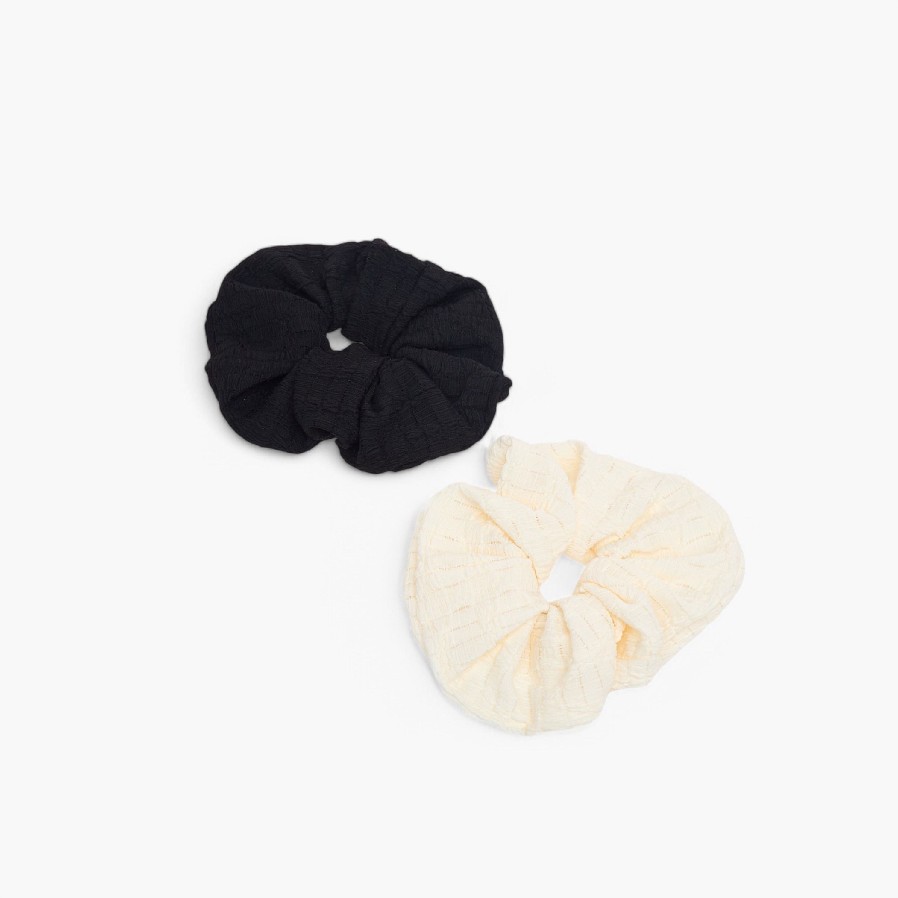 Set of 2 - Gloo Textured Hair Scrunchie-women-hairaccessories-image-4