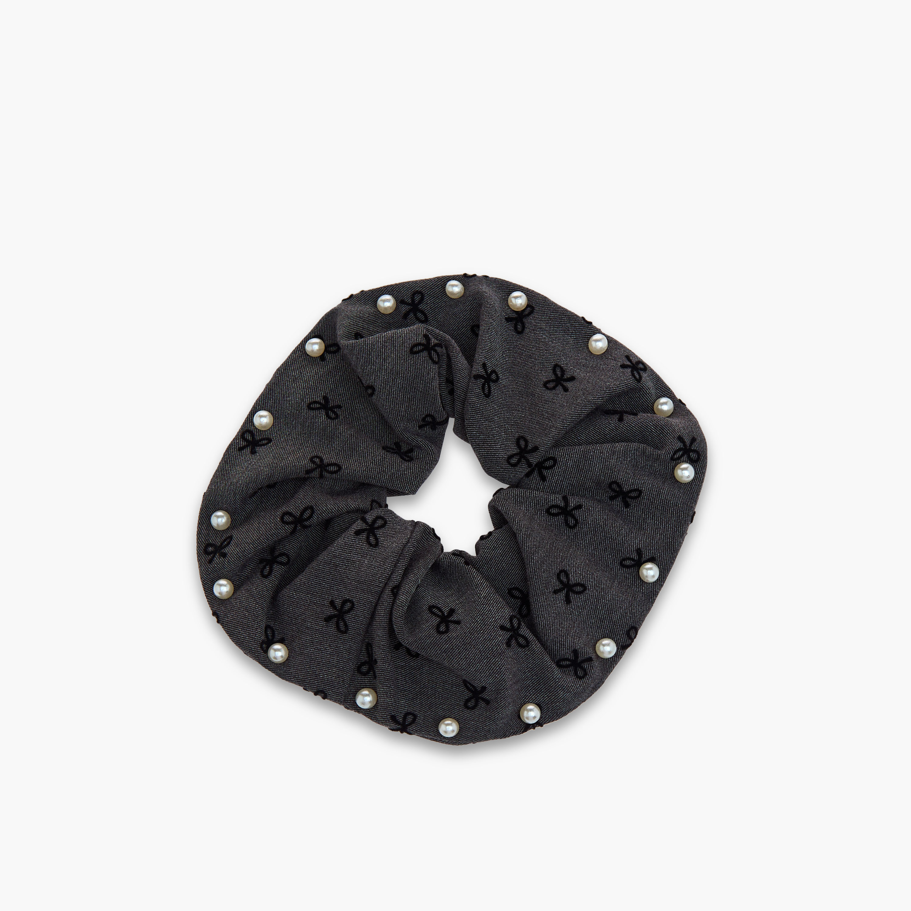 Gloo Bow Print Eye Mask and Hair Scrunchie Set-women-hairaccessories-image-3