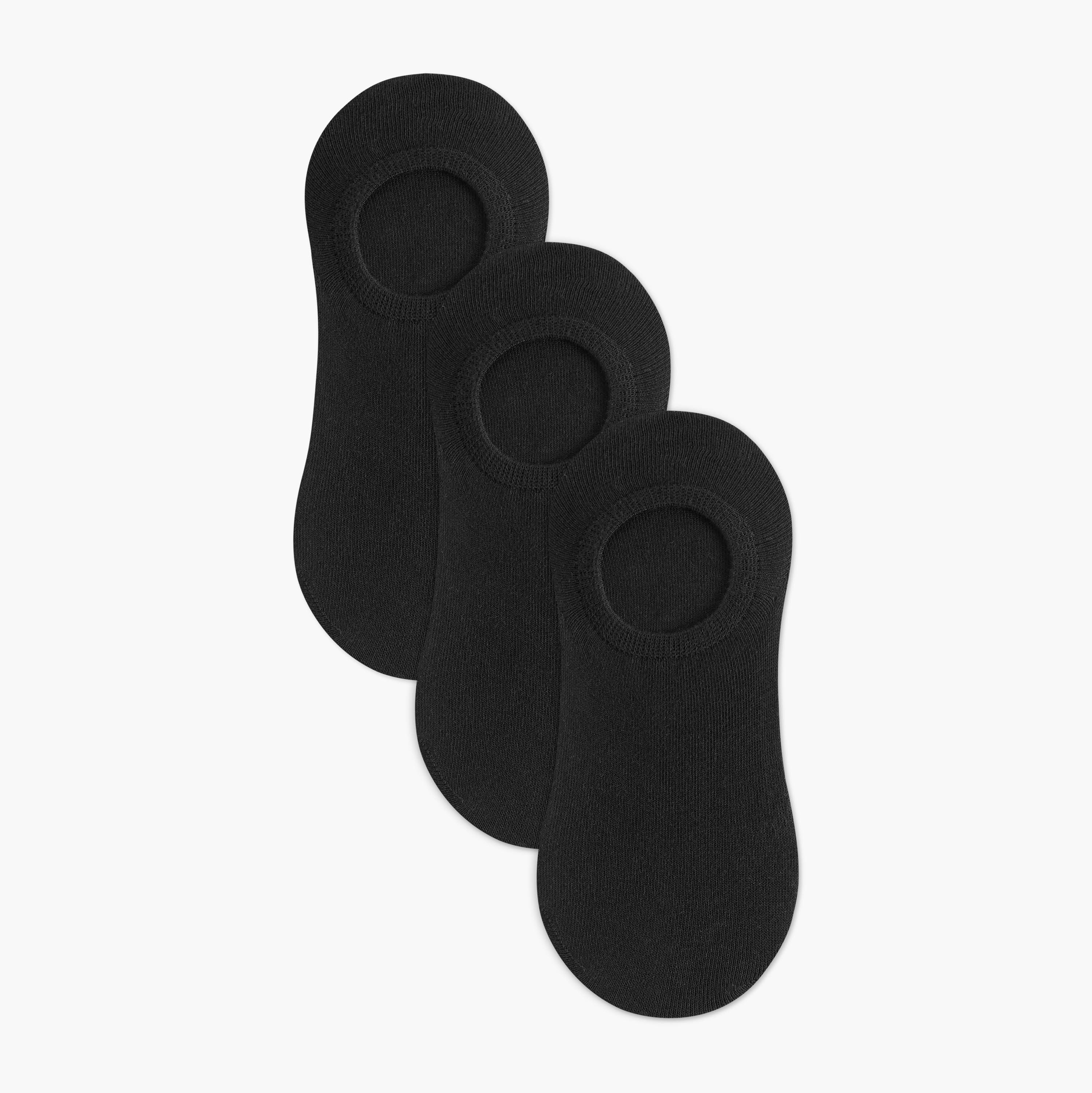 Set of 3 - Invisible Trainer Liner Socks with Antibacterial Protection-women-socksandstockings-image-1
