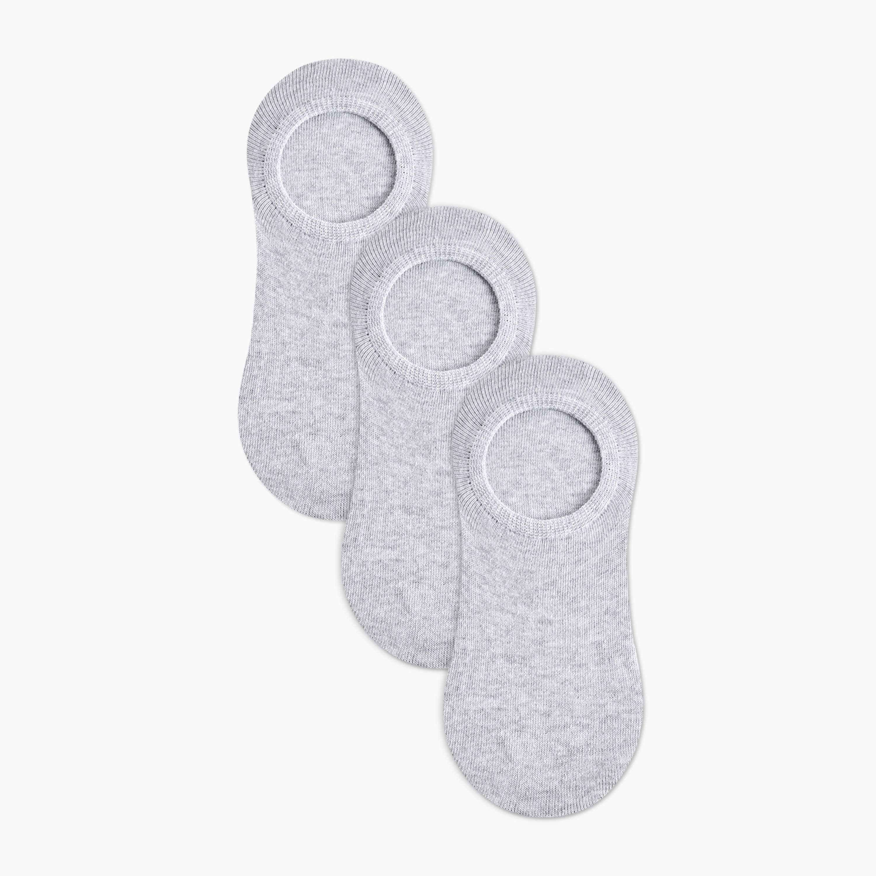 Set of 3 - Invisible Trainer Liner Socks with Antibacterial Protection-women-socksandstockings-image-1
