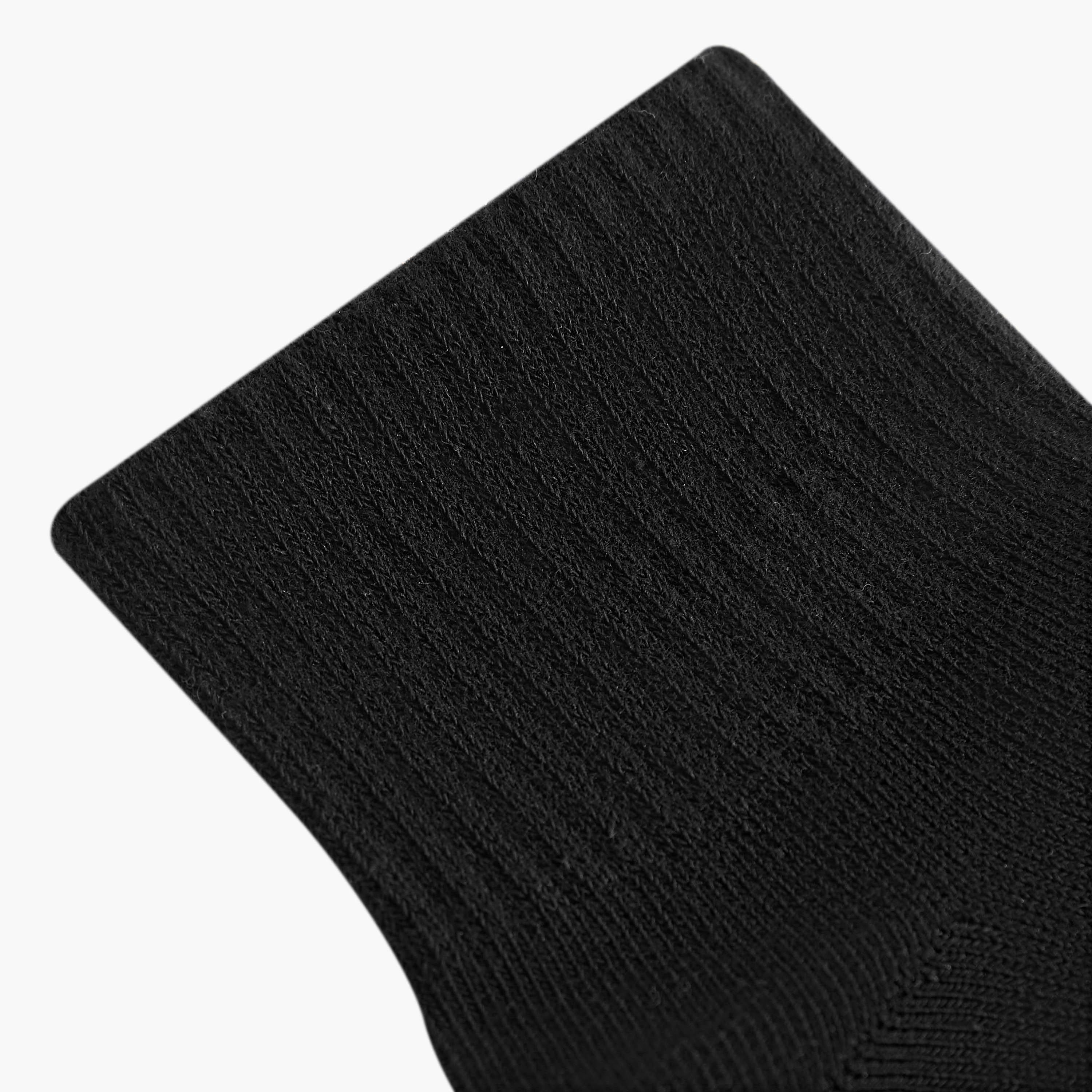 Set of 5 - RIB QTR CREW Socks with Antibacterial Protection-women-socksandstockings-image-5