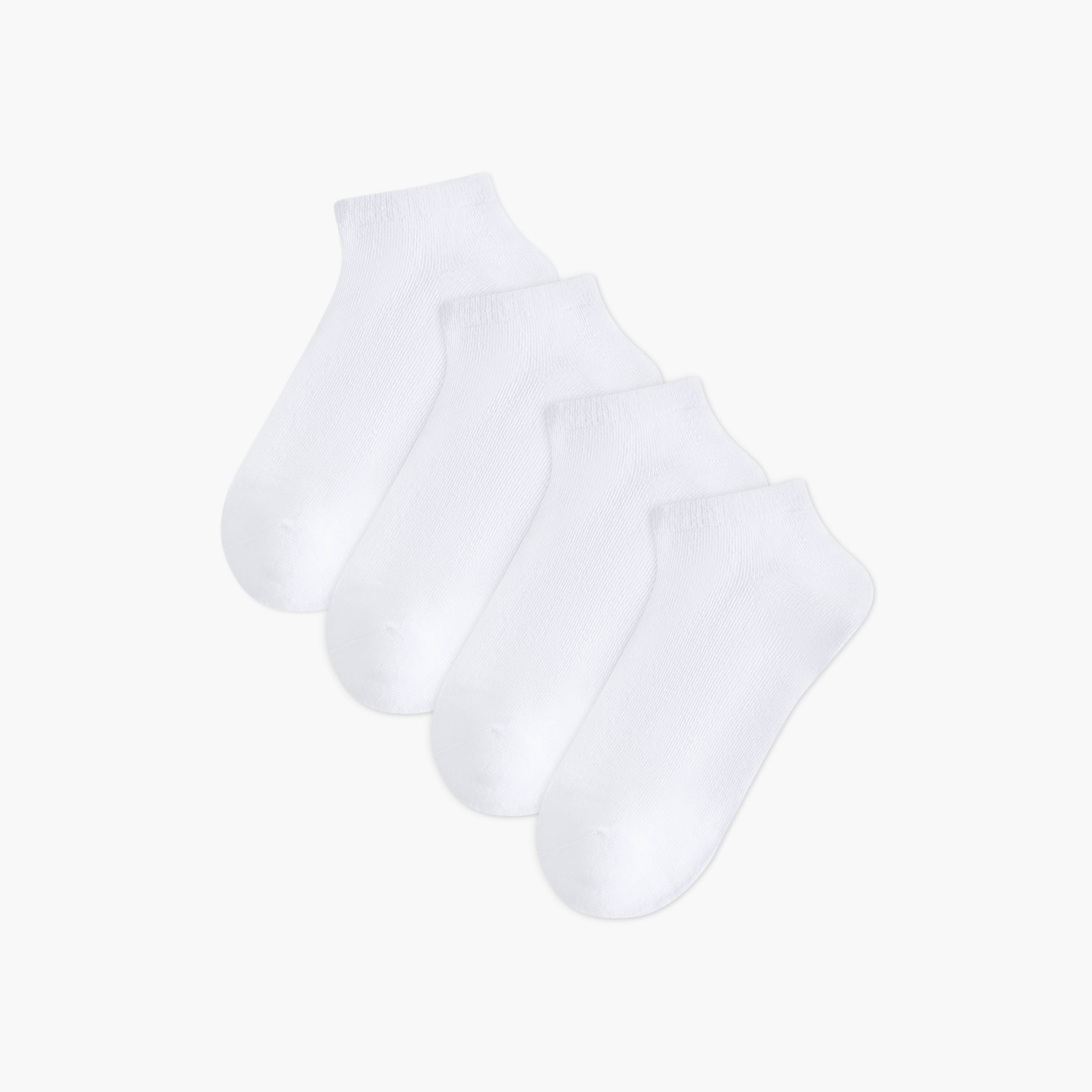 Set of 5 - Trainer Socks with Antibacterial Protection-women-socksandstockings-image-1