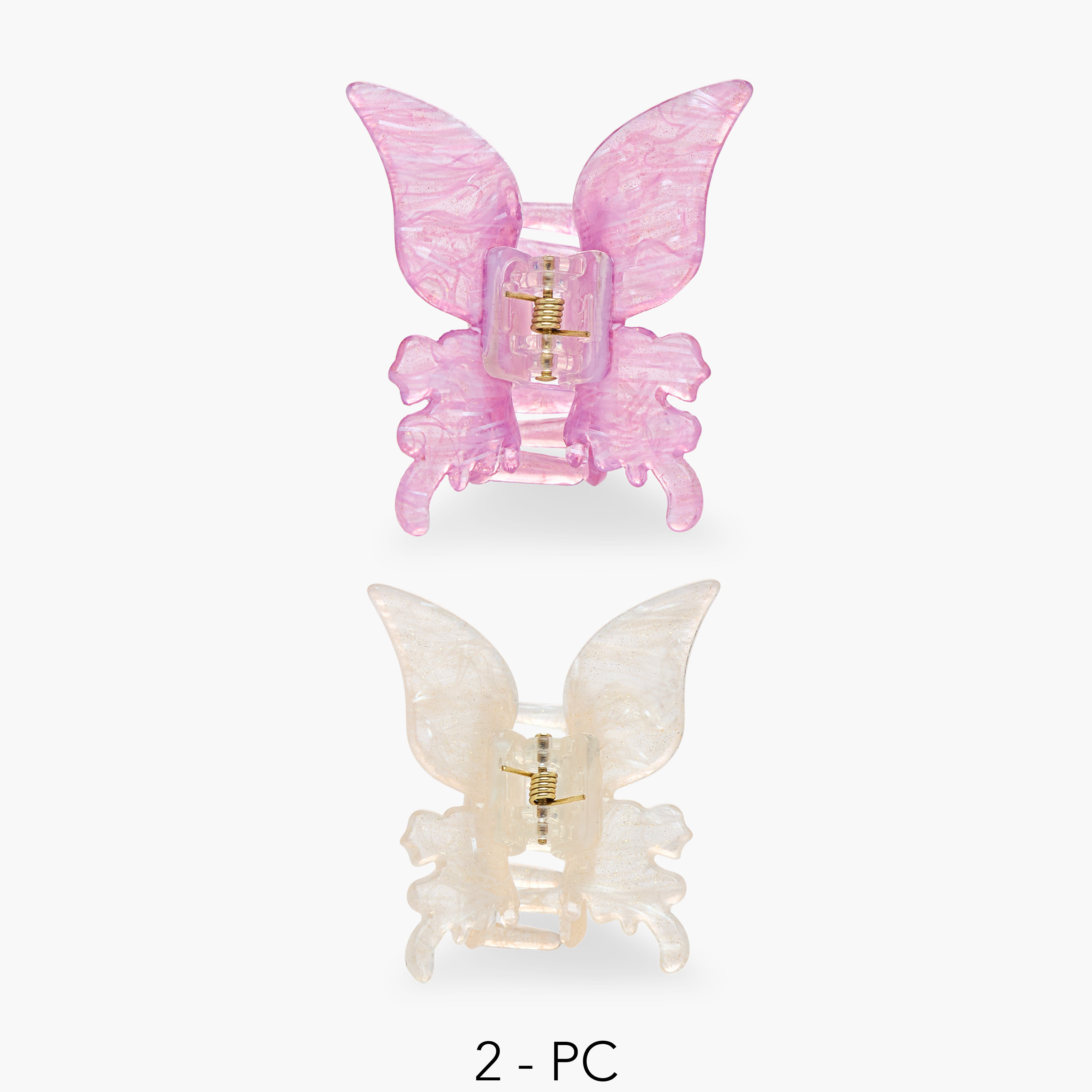 Set of 2 - Gloo Butterfly Shape Hair Clamp-women-hairaccessories-image-1