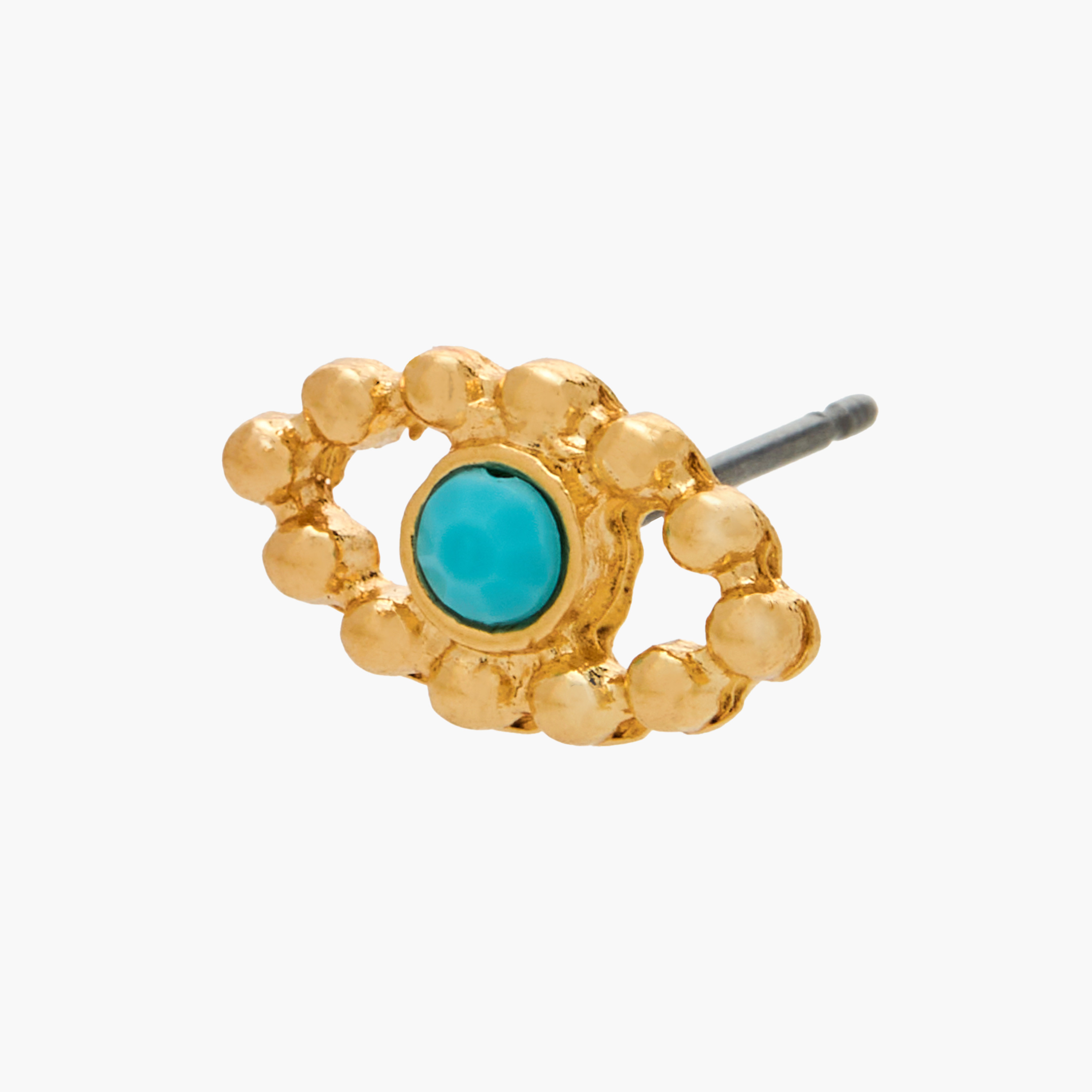 Gloo Pack of 12 Gold Tone Assorted Stud Earrings with Pushback Closure-women-watchesandjewellery-jewellery-earrings-image-4