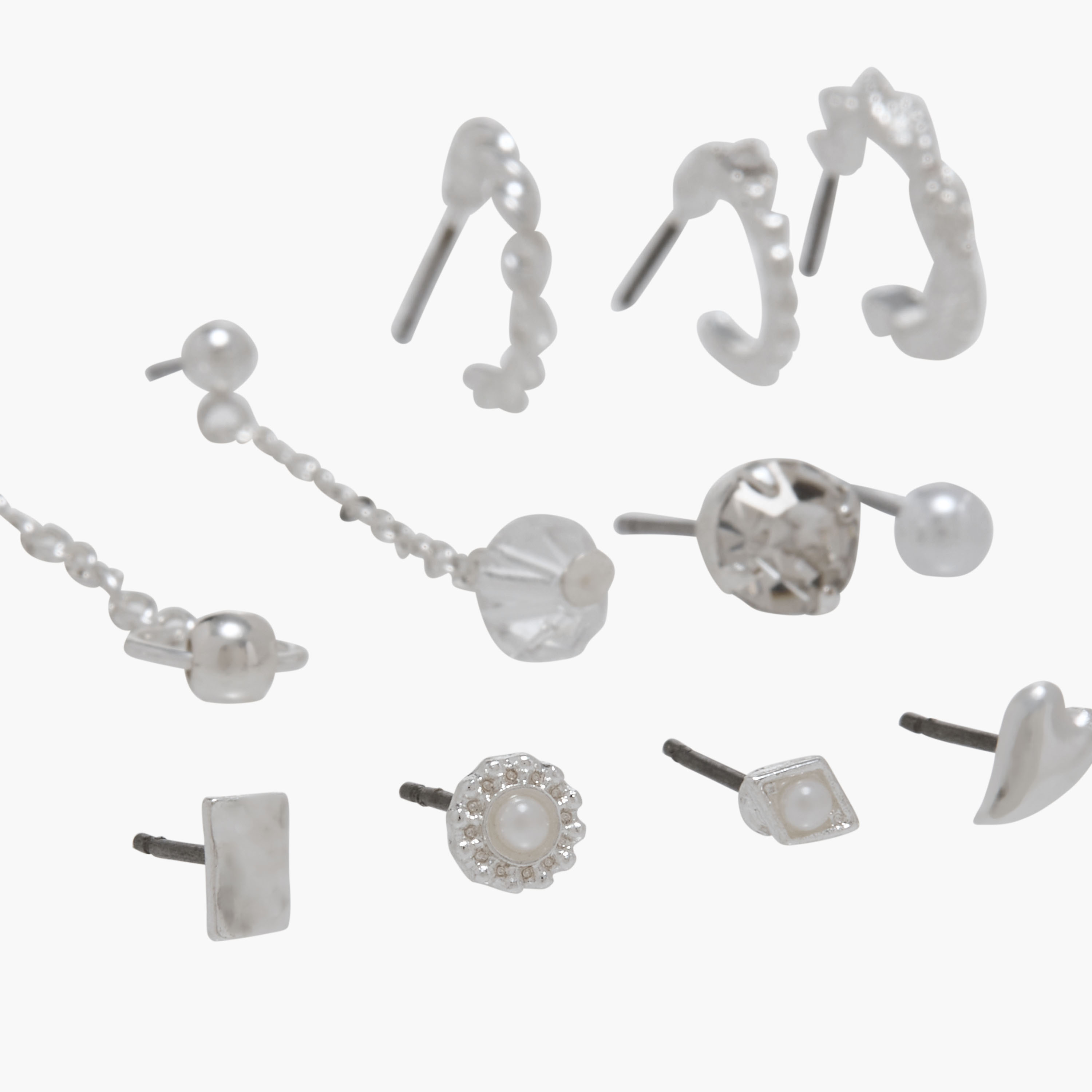 Set of 12 - Assorted Earrings with Pushback Closure-women-watchesandjewellery-jewellery-earrings-image-4