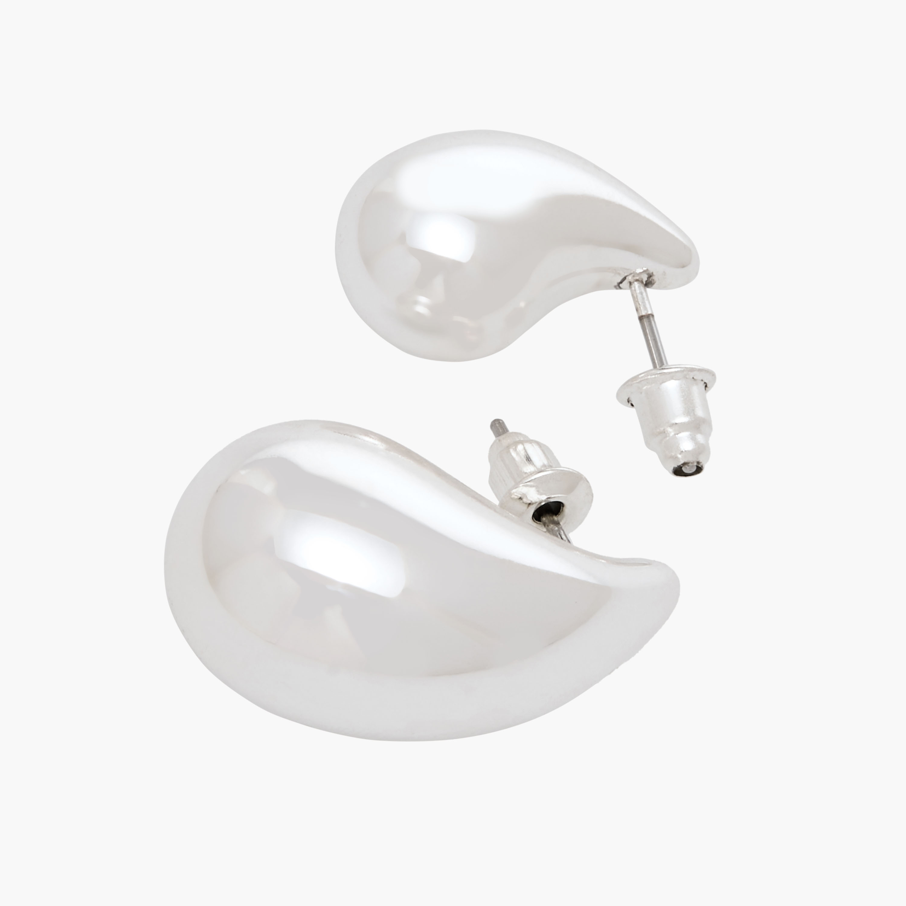 Gloo Metallic Stud Earrings with Pushback Closure-women-watchesandjewellery-jewellery-earrings-image-6