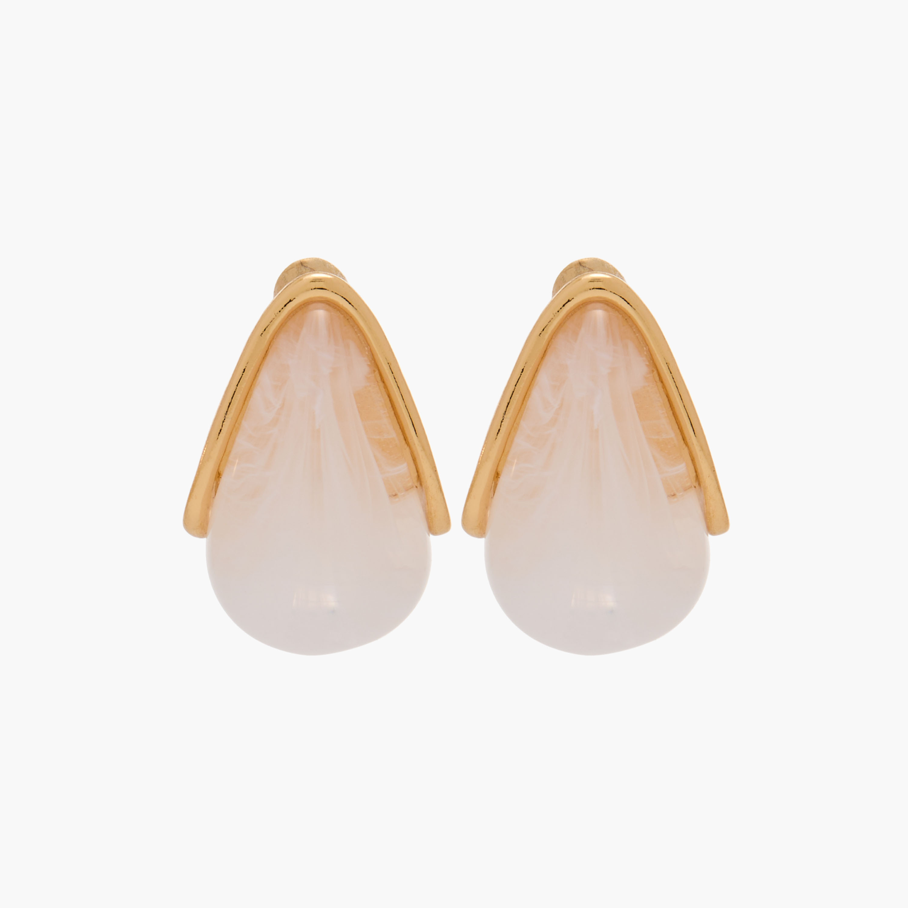 Set of 2 - Teardrop Stud Earrings with Pushback Closure-women-watchesandjewellery-jewellery-earrings-image-2