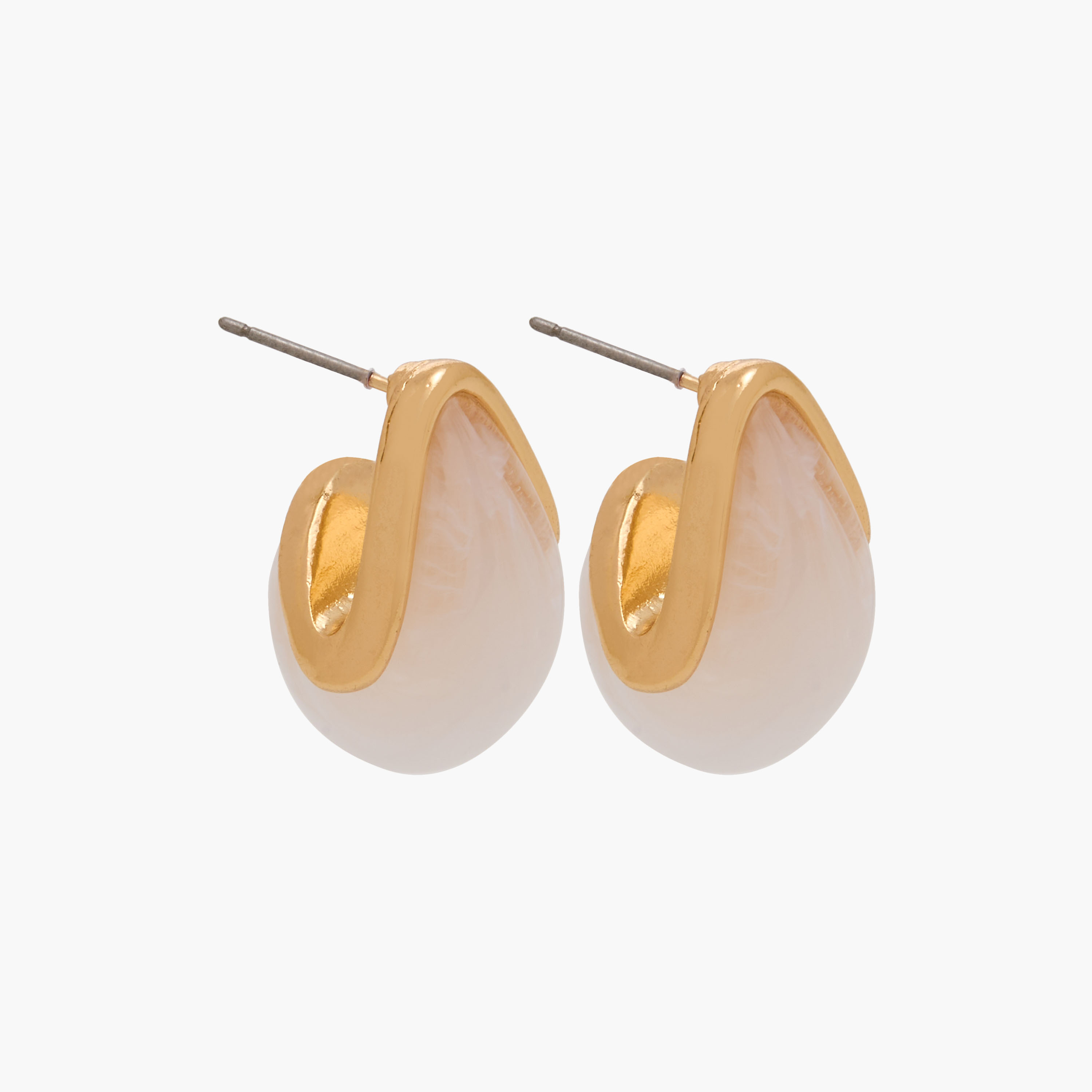 Set of 2 - Teardrop Stud Earrings with Pushback Closure-women-watchesandjewellery-jewellery-earrings-image-4
