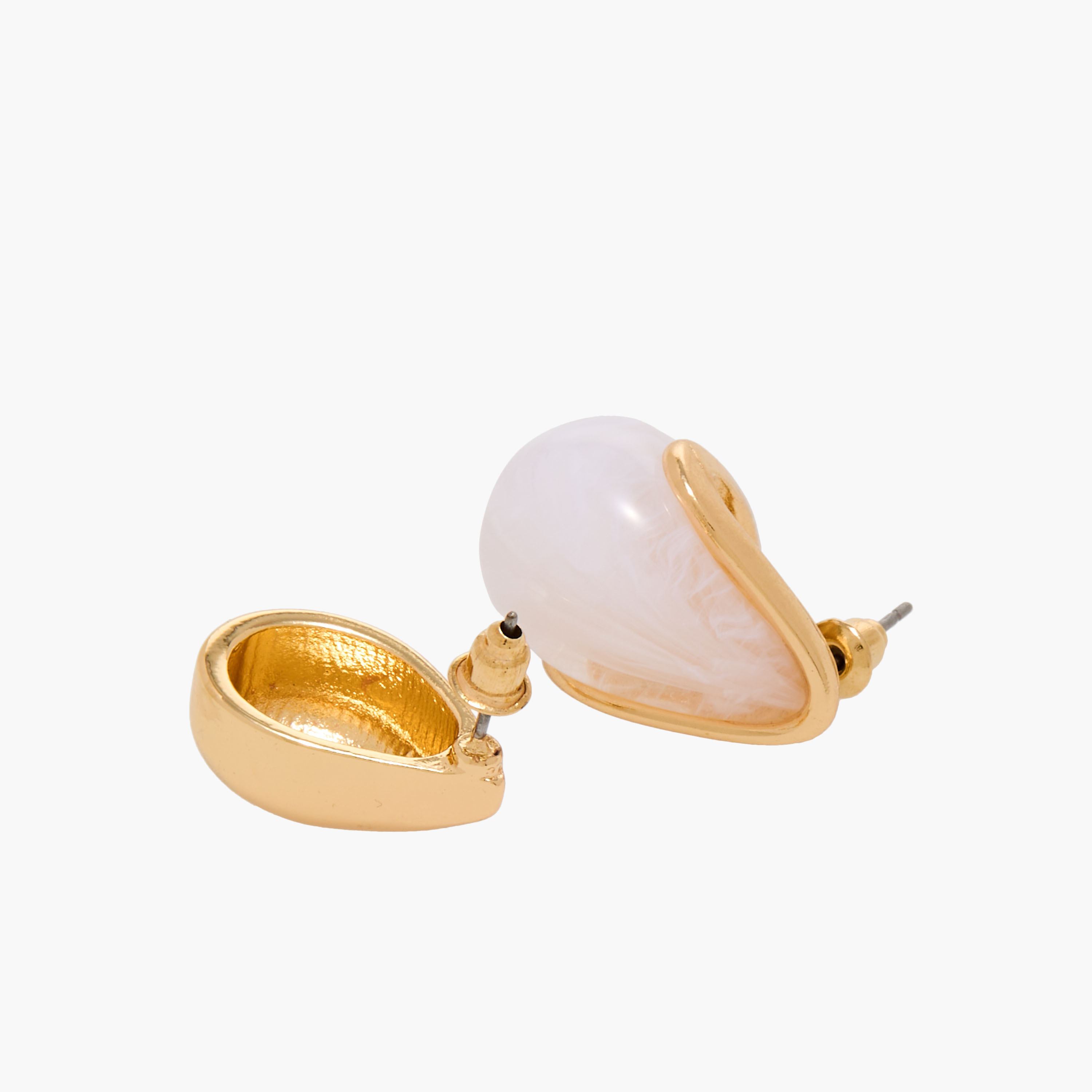 Set of 2 - Teardrop Stud Earrings with Pushback Closure-women-watchesandjewellery-jewellery-earrings-image-6
