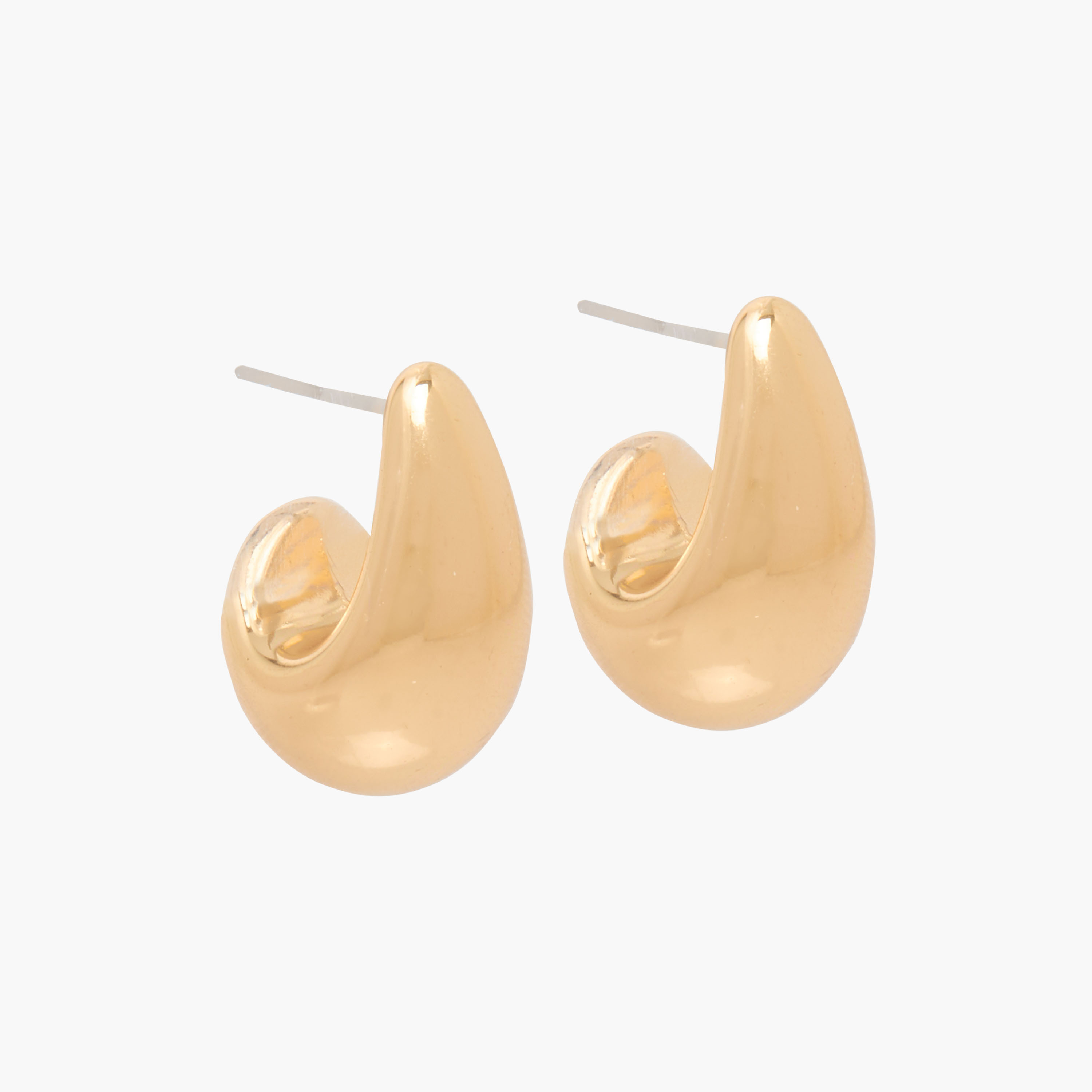 Set of 2 - Gloo Half Hoop Earrings with Pushback Closure-women-watchesandjewellery-jewellery-earrings-image-3