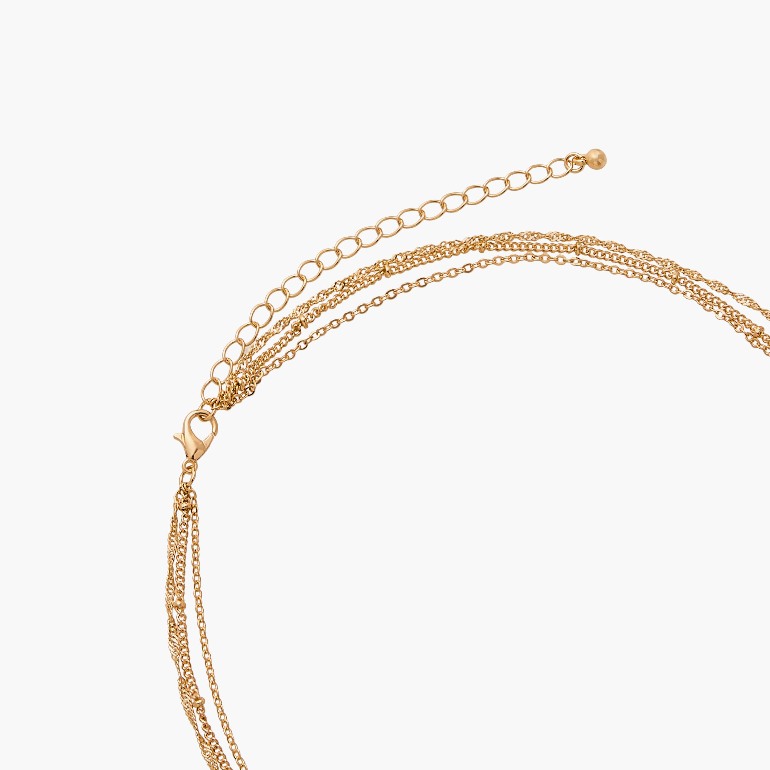 Gloo Embellished 3-Layer Necklace with Lobster Clasp Closure-women-watchesandjewellery-jewellery-necklacesandpendants-image-3
