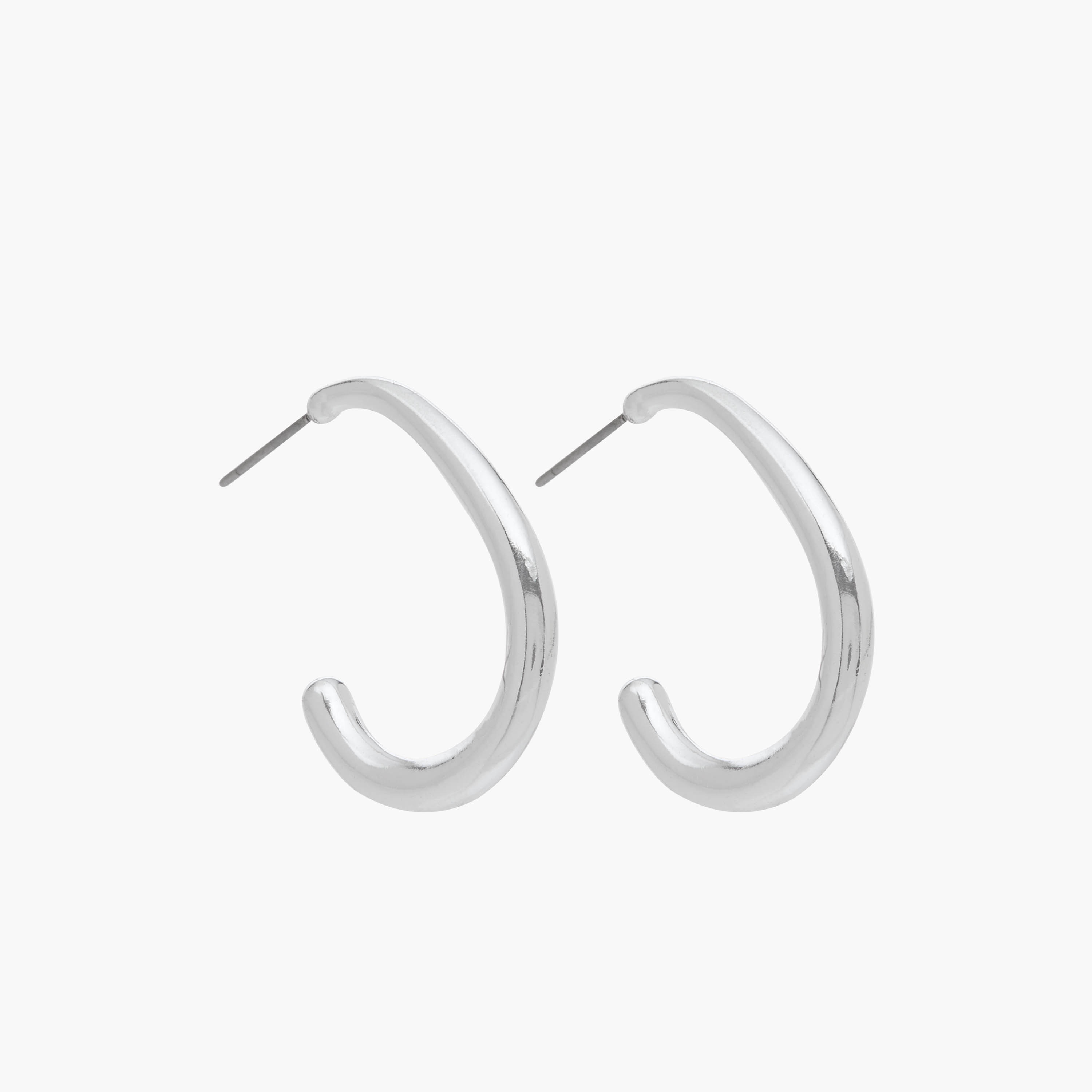 Set of 3 - Gloo Metallic Hoop Earrings with Pushback Closure-women-watchesandjewellery-jewellery-earrings-image-2