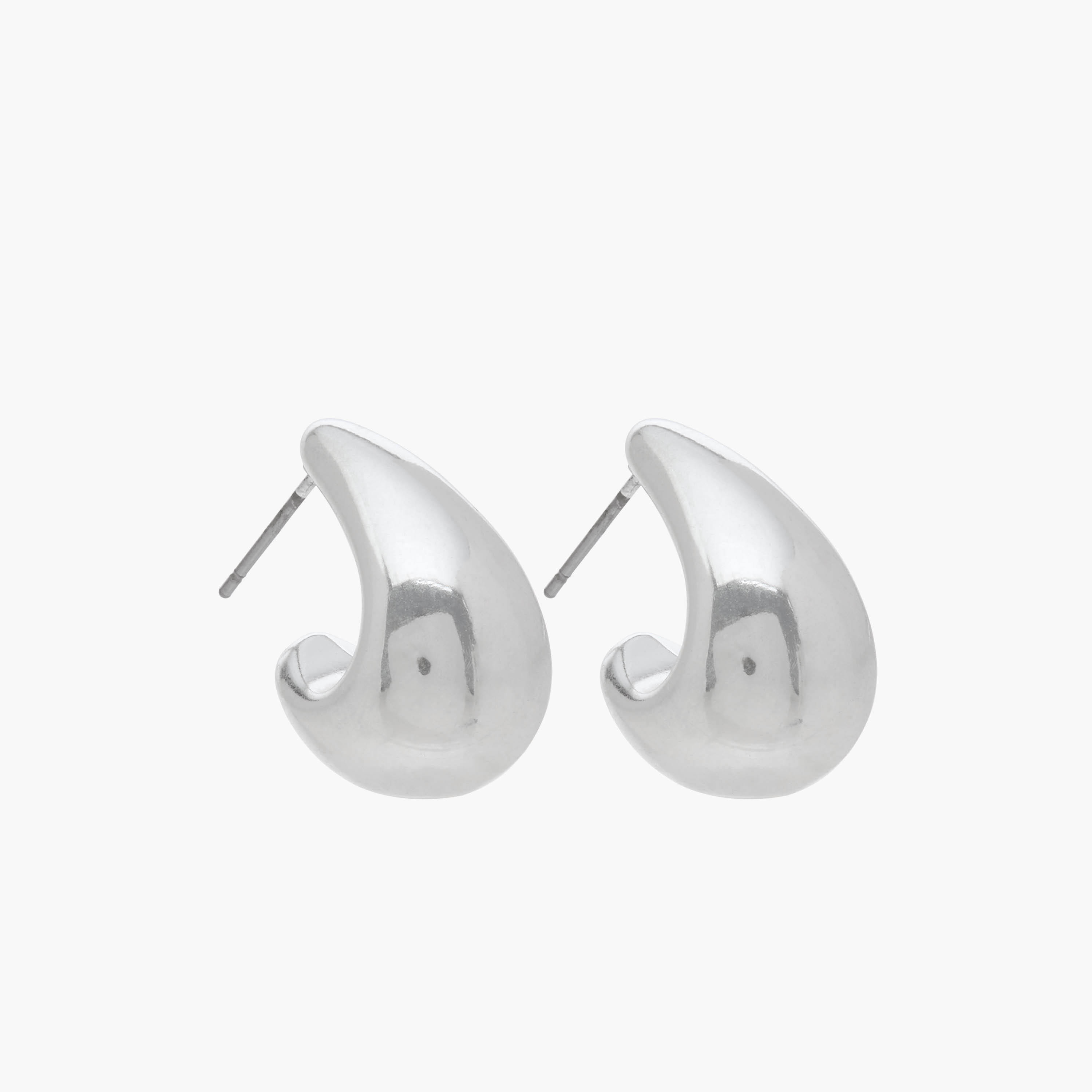 Set of 3 - Gloo Metallic Hoop Earrings with Pushback Closure-women-watchesandjewellery-jewellery-earrings-image-3