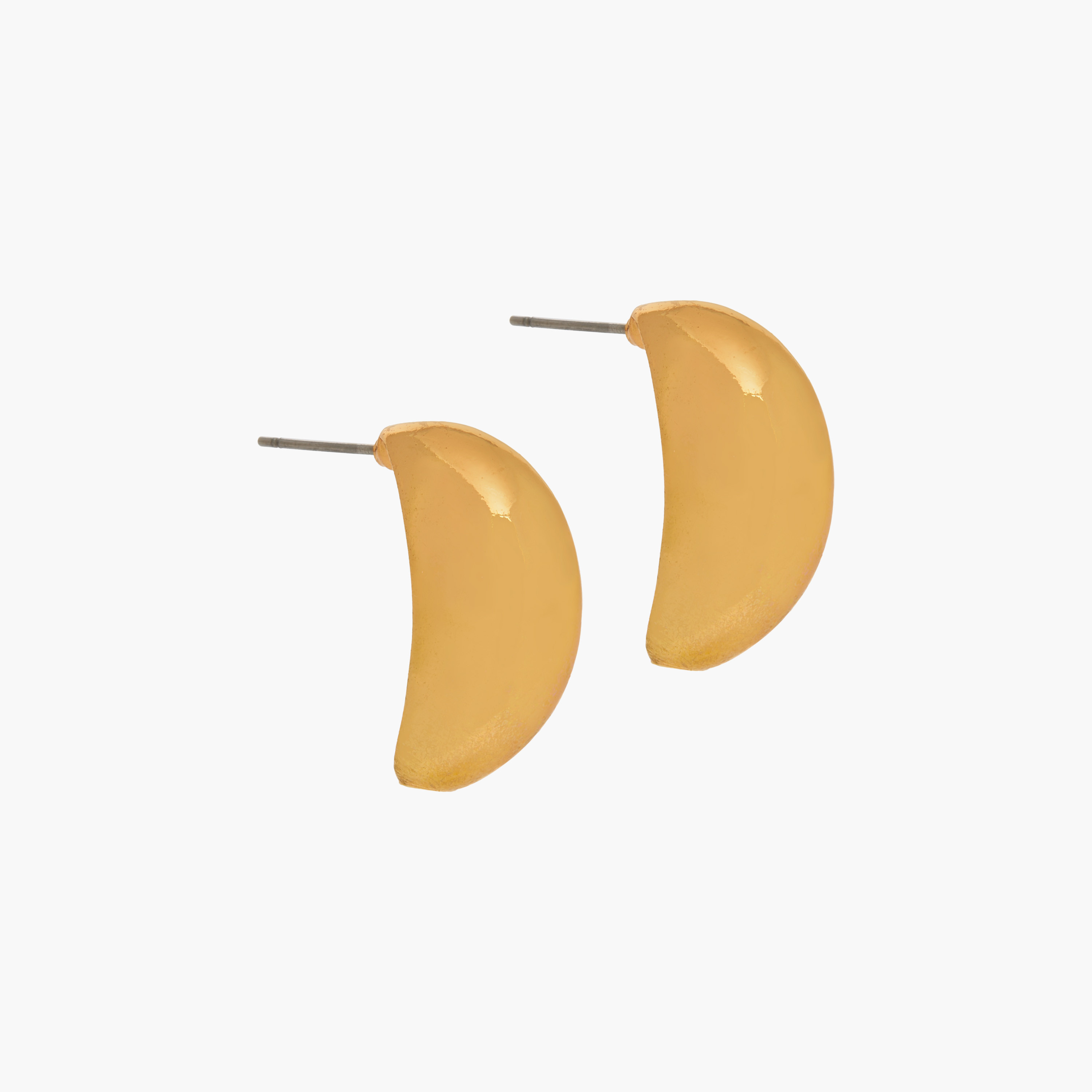 حلق ميتاليك بمكبس إغلاق خلفي من جلو - طقم من 3 أزواج-women-watchesandjewellery-jewellery-earrings-image-5