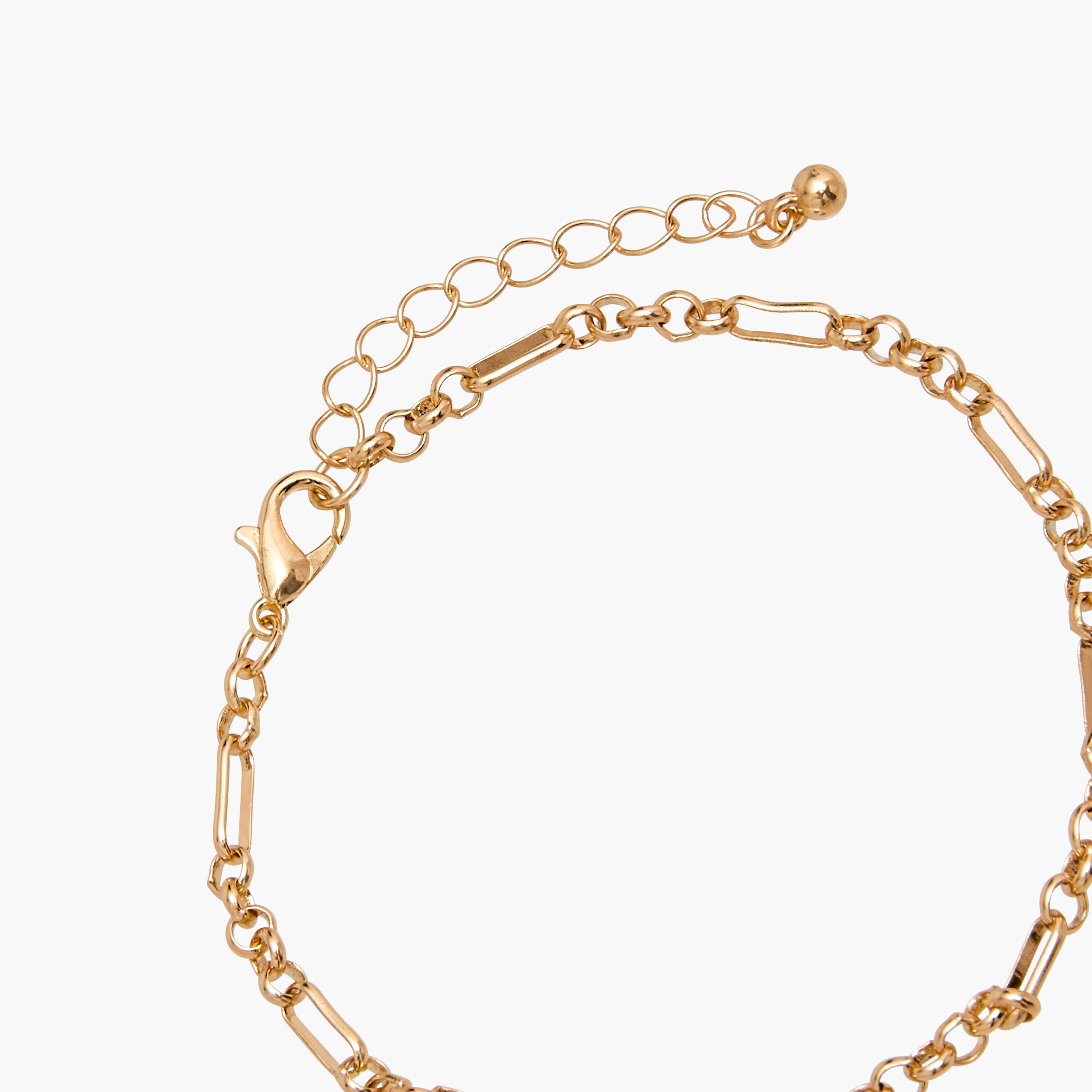 Set of 5 - Gloo Metallic Bracelet with Lobster Clasp Closure-women-watchesandjewellery-jewellery-banglesandbracelets-image-13