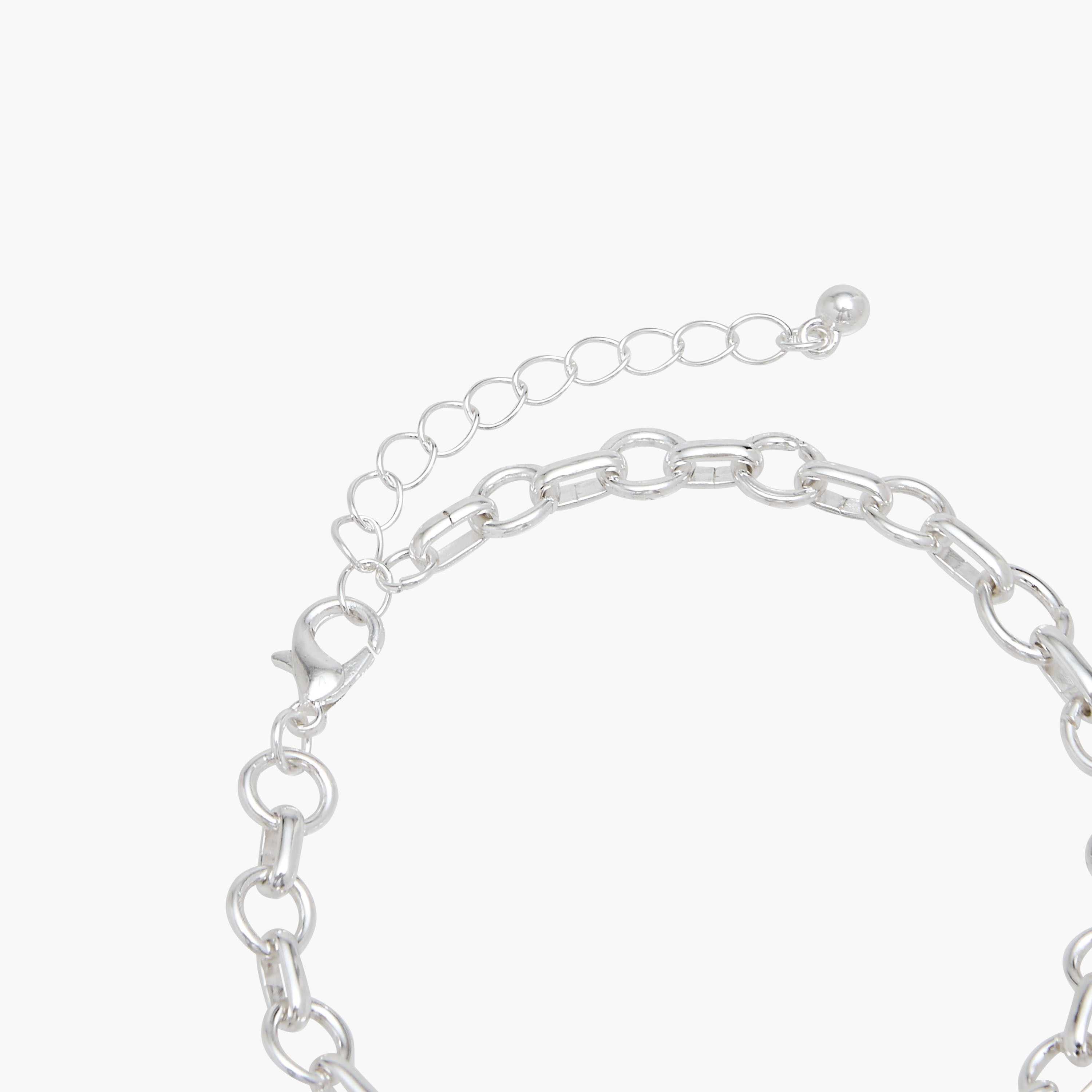 Set of 5 - Gloo Metallic Bracelet with Lobster Clasp Closure-women-watchesandjewellery-jewellery-banglesandbracelets-image-14