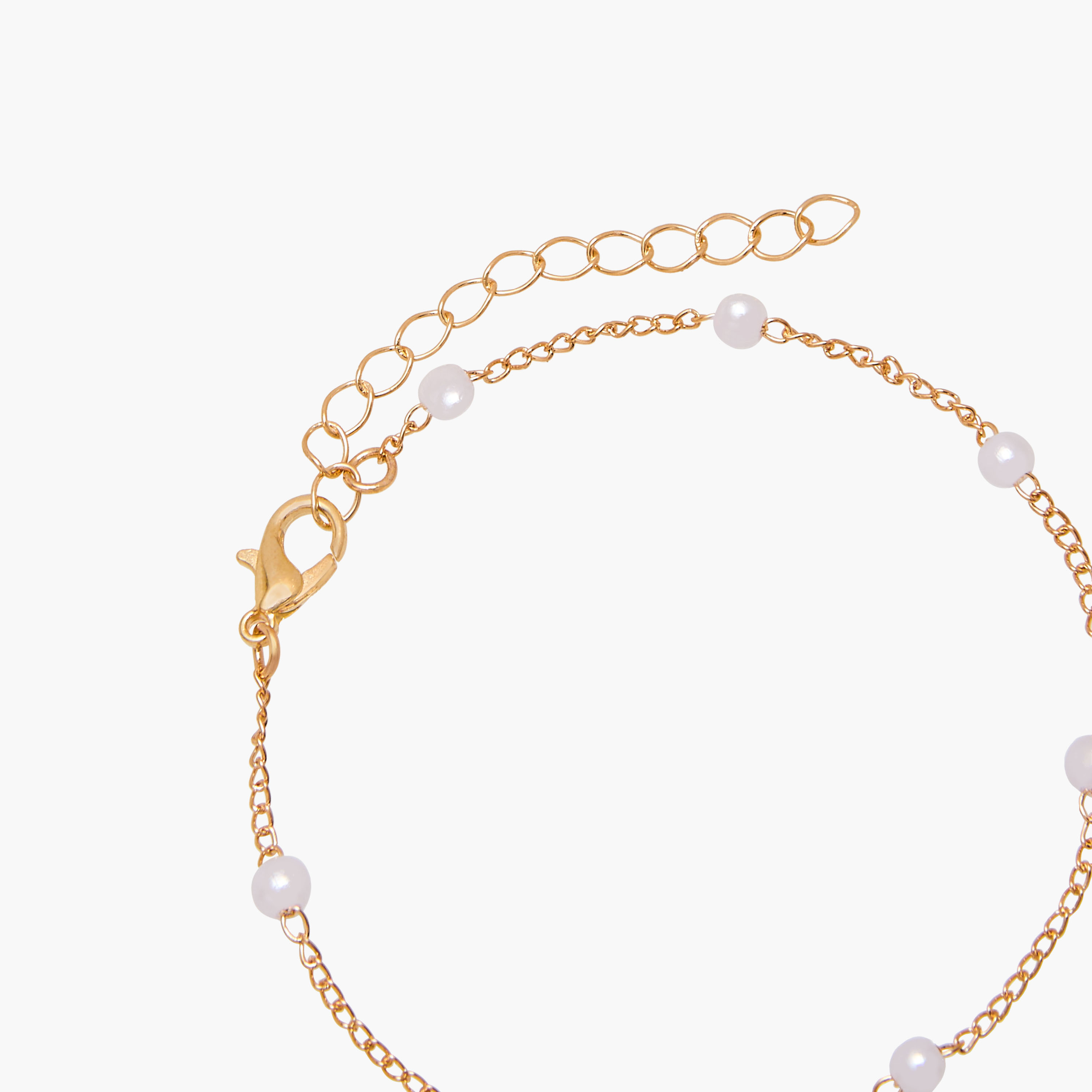 Set of 5 - Assorted Metallic Bracelet with Lobster Clasp Closure-women-watchesandjewellery-jewellery-banglesandbracelets-image-13