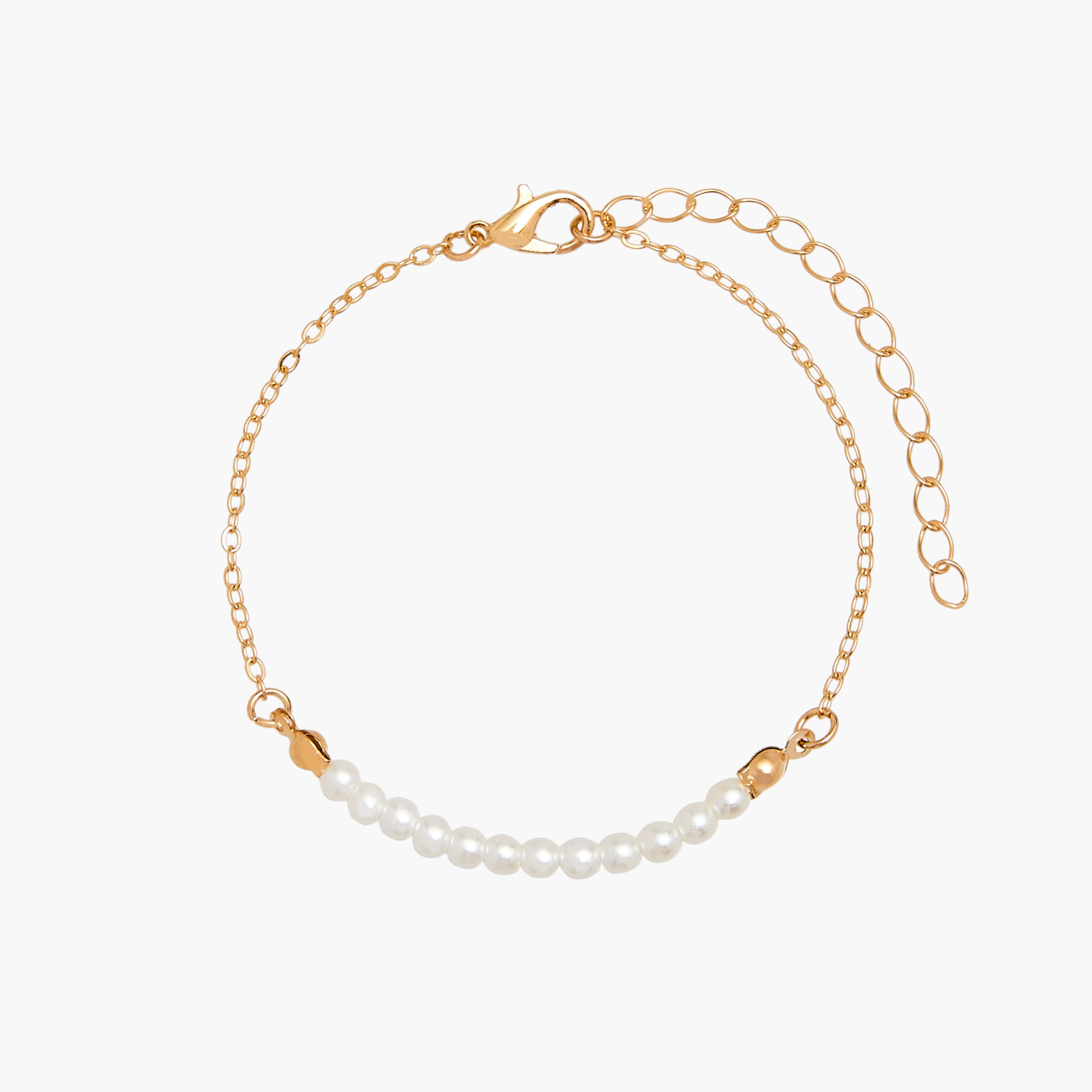 Set of 5 - Assorted Metallic Bracelet with Lobster Clasp Closure-women-watchesandjewellery-jewellery-banglesandbracelets-image-7