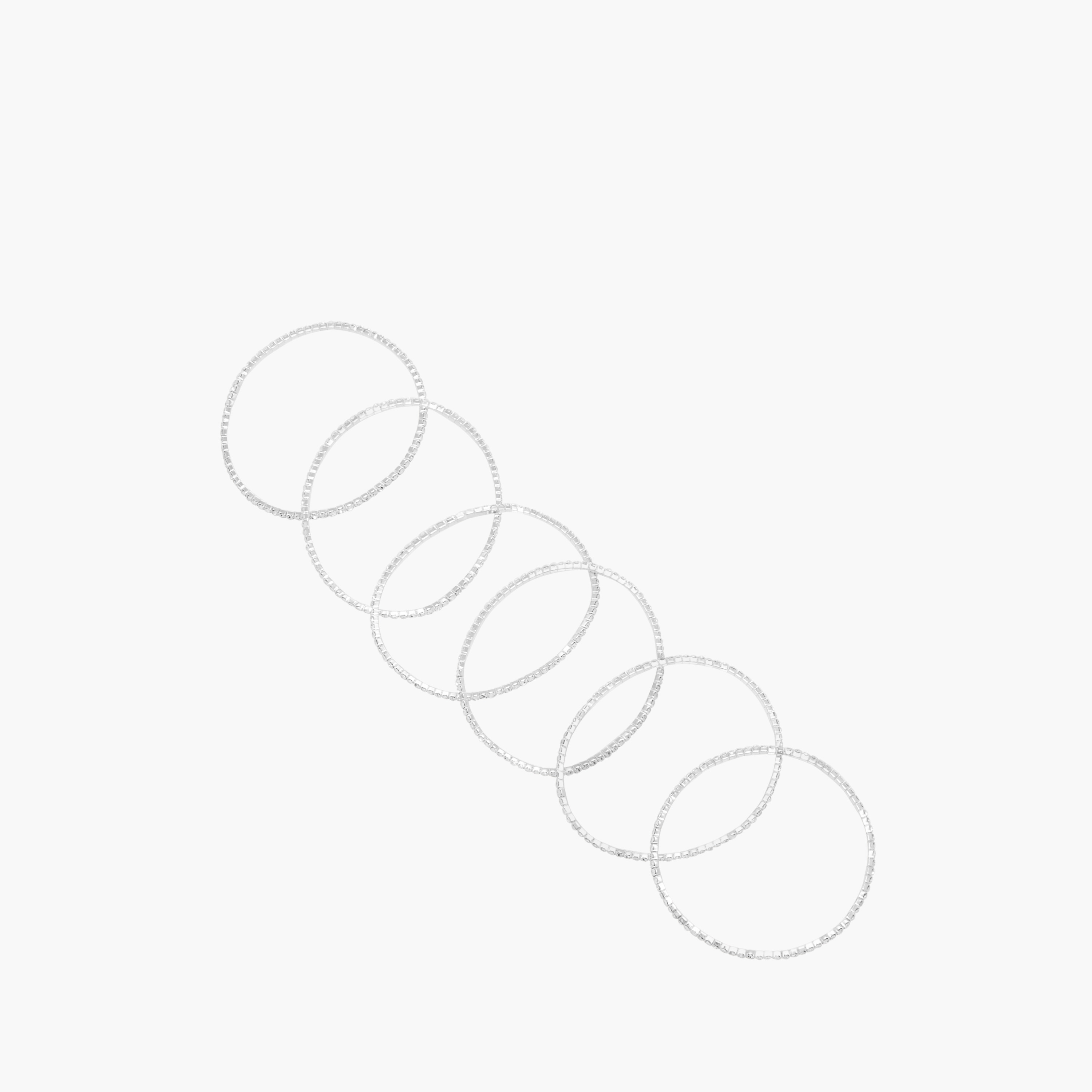 Set of 6 - Gloo Embellished Stretch Bracelet-women-watchesandjewellery-jewellery-banglesandbracelets-image-3