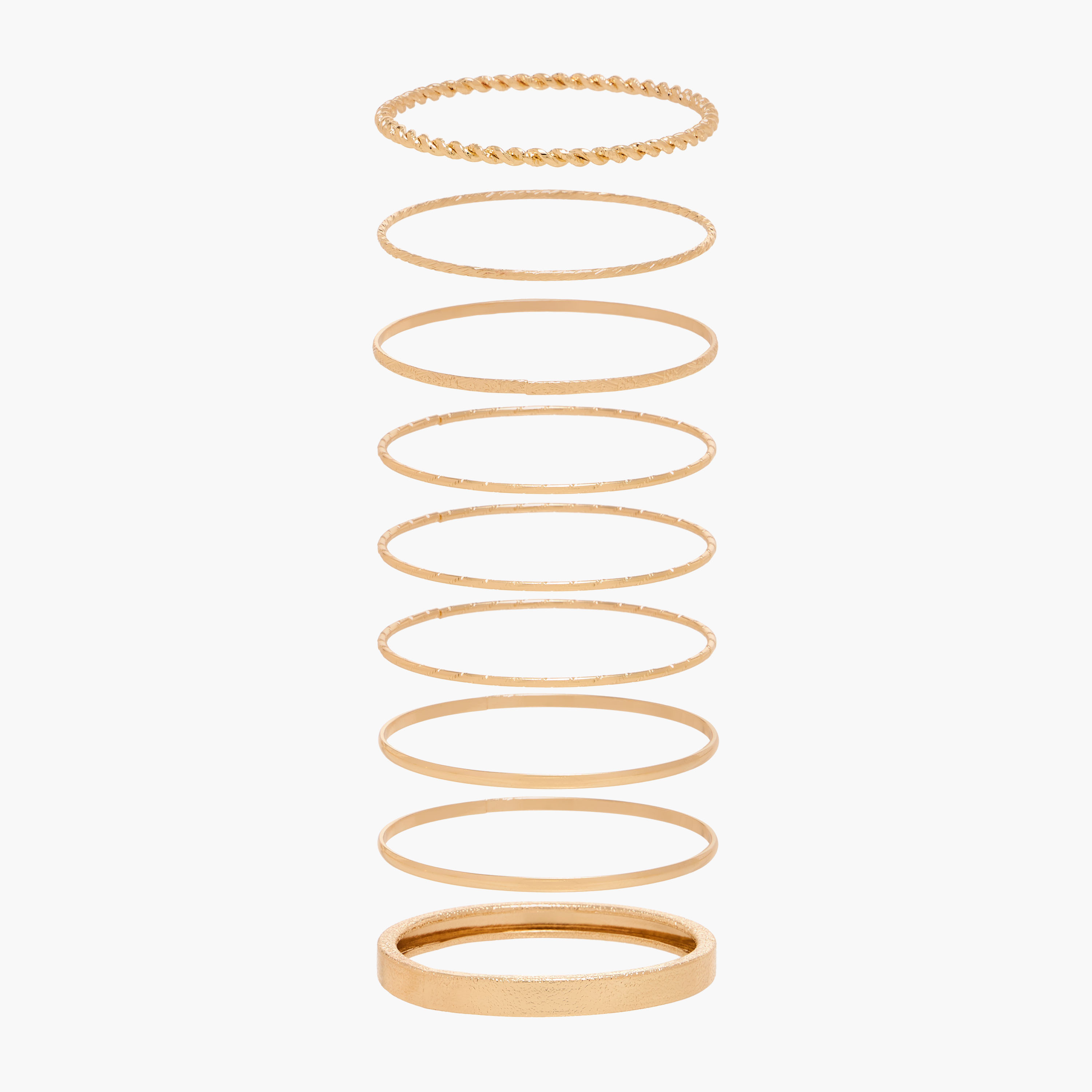 Set of 9 - Gloo Metal Bangles-women-watchesandjewellery-jewellery-banglesandbracelets-image-1