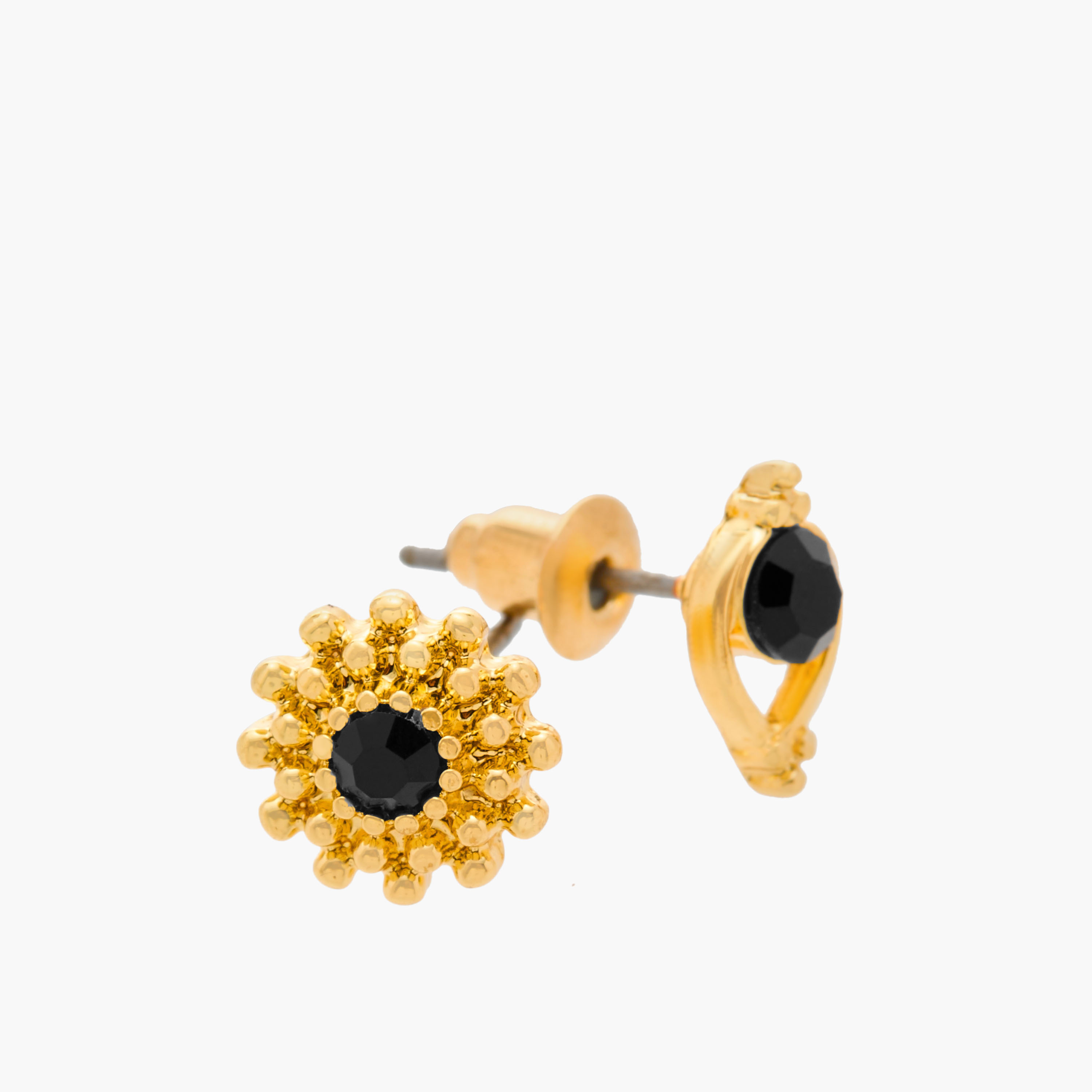 Set of 12 - Gloo Assorted Metallic Stud Earrings with Pushback Closure-women-watchesandjewellery-jewellery-earrings-image-4
