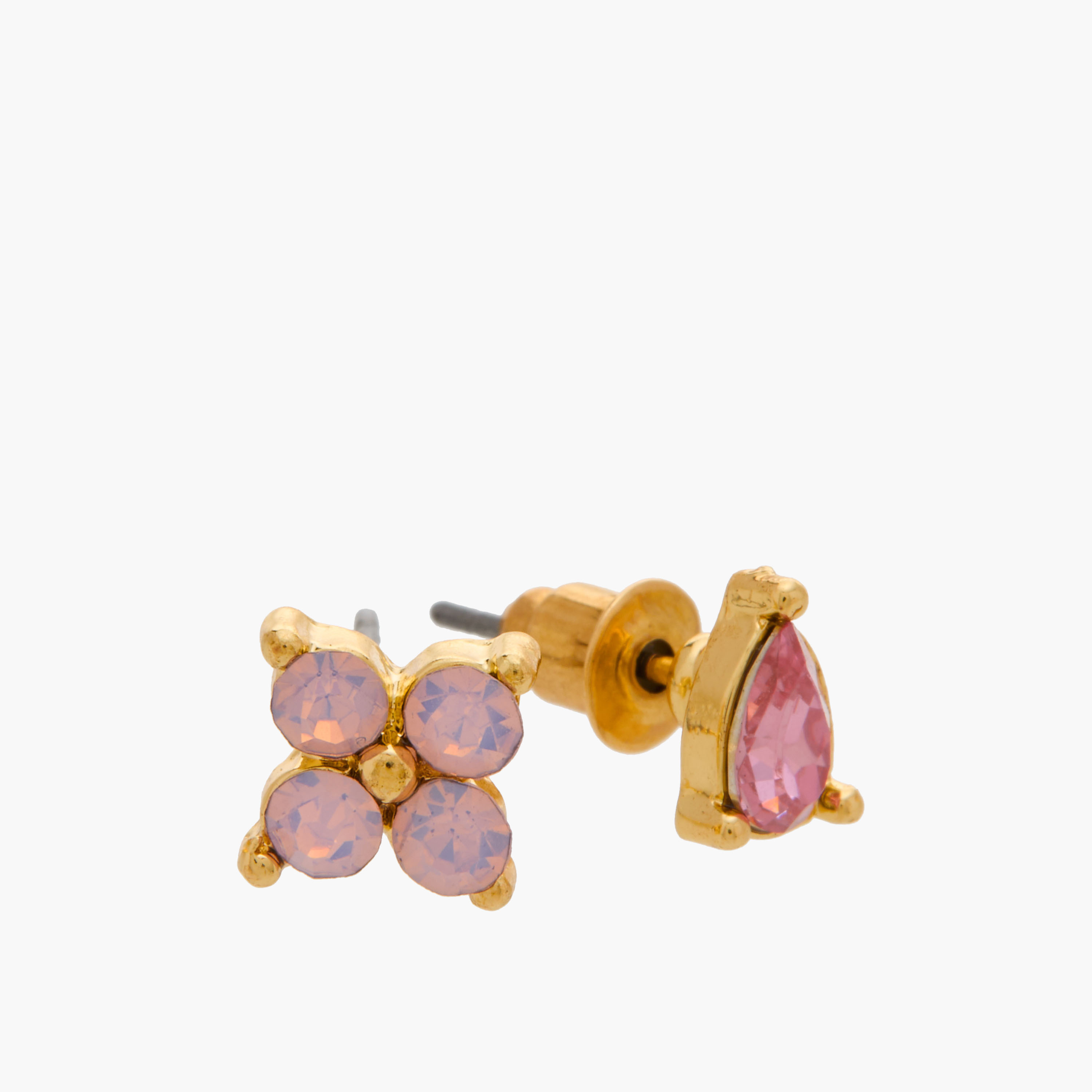 Set of 9 - Gloo Stone Embellished Earring with Pushback Closure-women-watchesandjewellery-jewellery-earrings-image-4