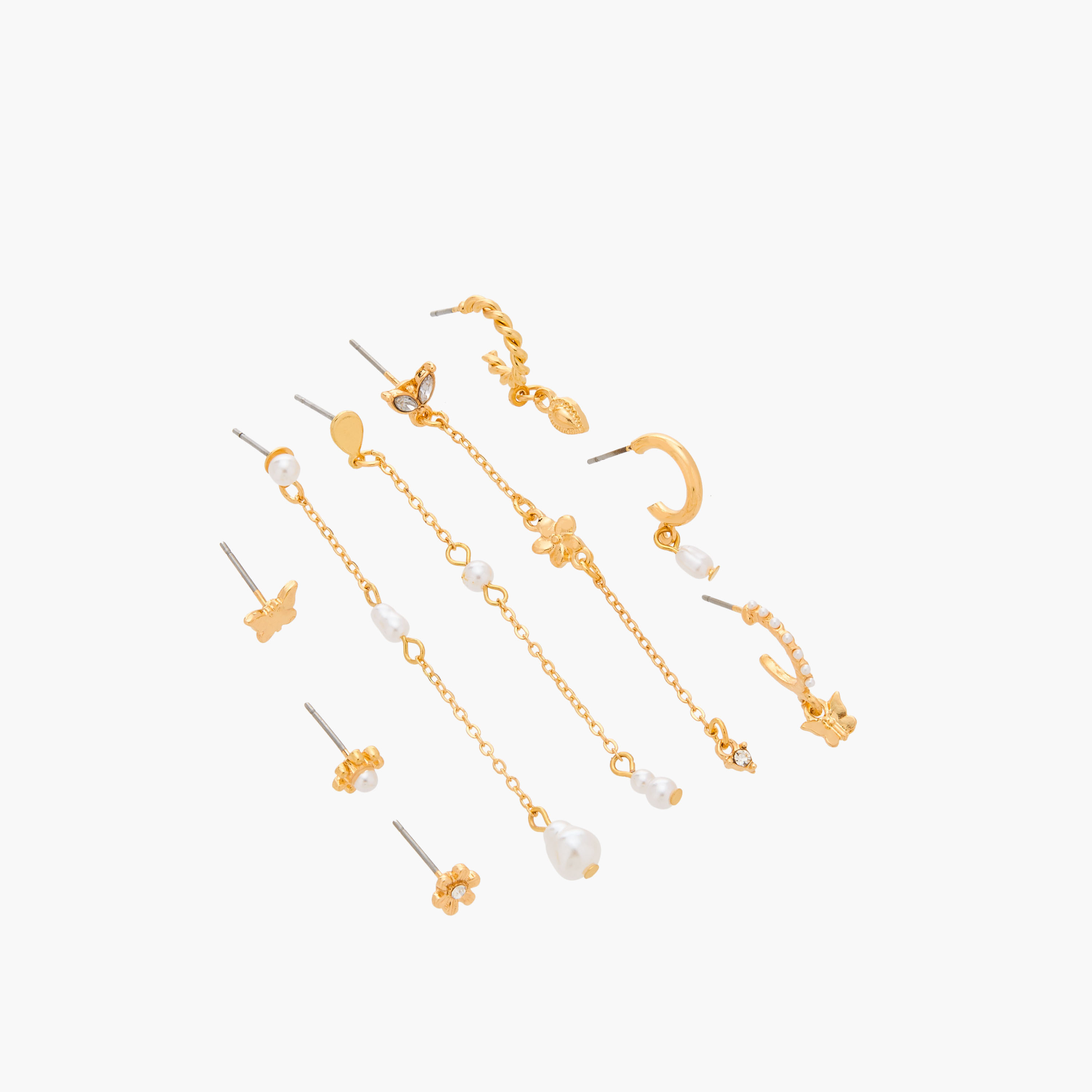 Set of 9 - Gloo Embellished Earring with Pushback Closure-women-watchesandjewellery-jewellery-earrings-image-2