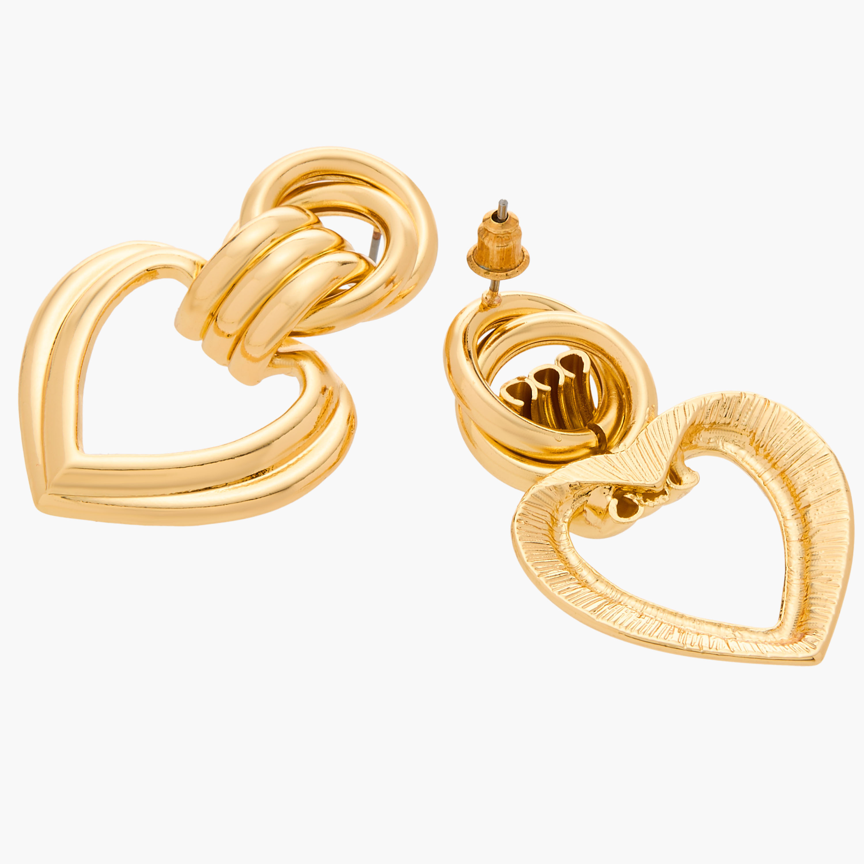 Gloo Heart-Shaped Earring with Pushback Closure-women-watchesandjewellery-jewellery-earrings-image-3