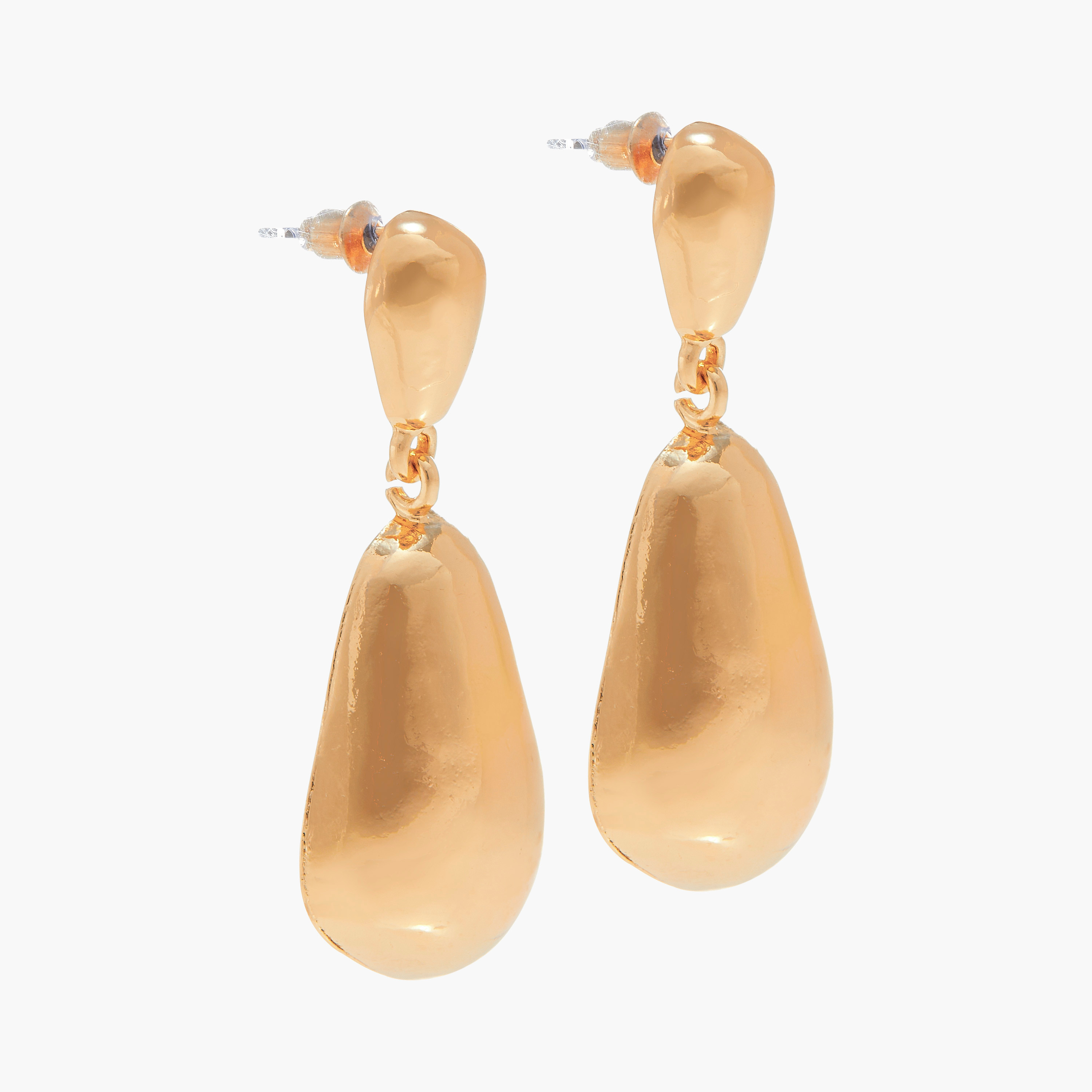 Set of 2 - Metallic Drop Earrings with Pushback Closure-women-watchesandjewellery-jewellery-earrings-image-3