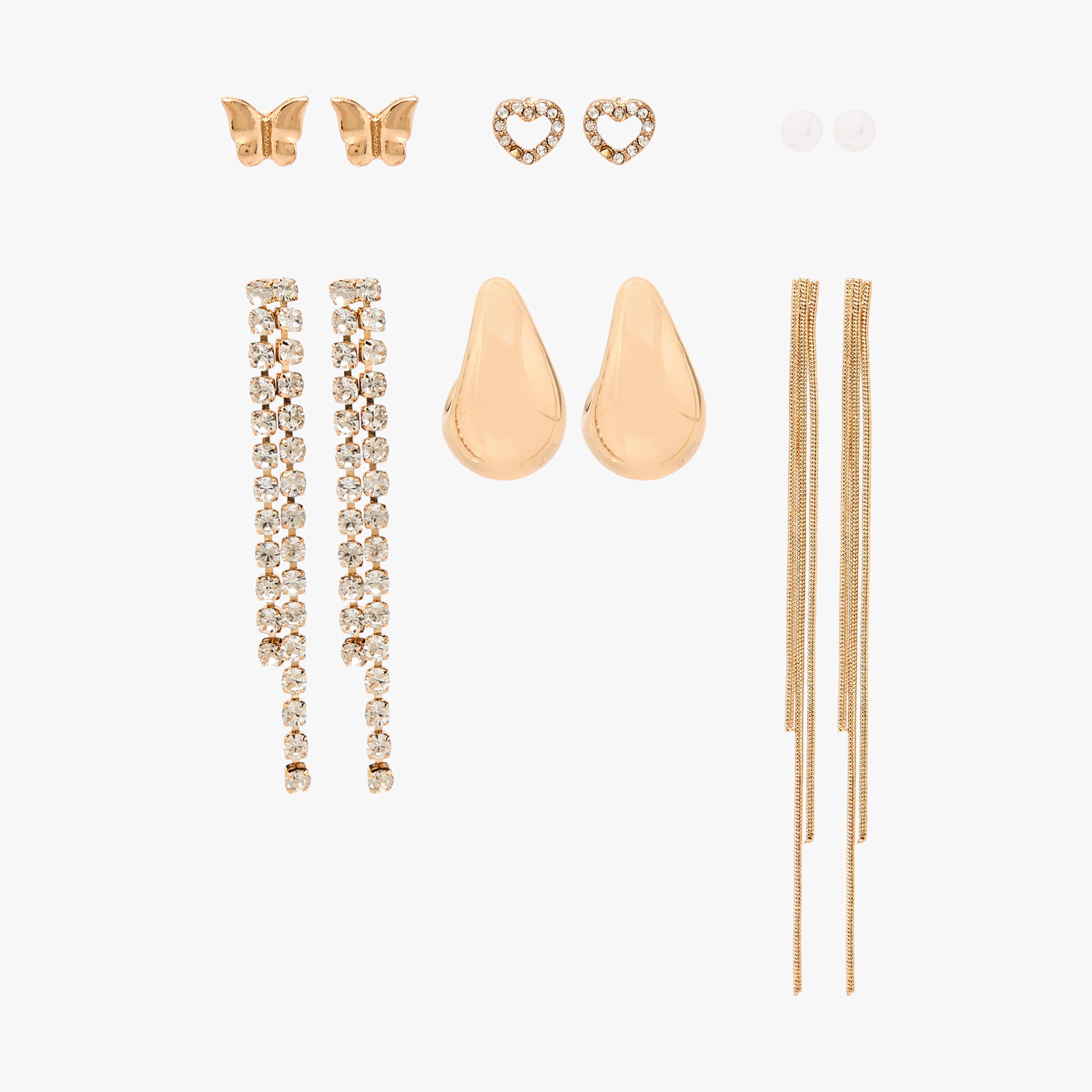 Set of 6 - Assorted Earrings-women-watchesandjewellery-jewellery-earrings-image-1