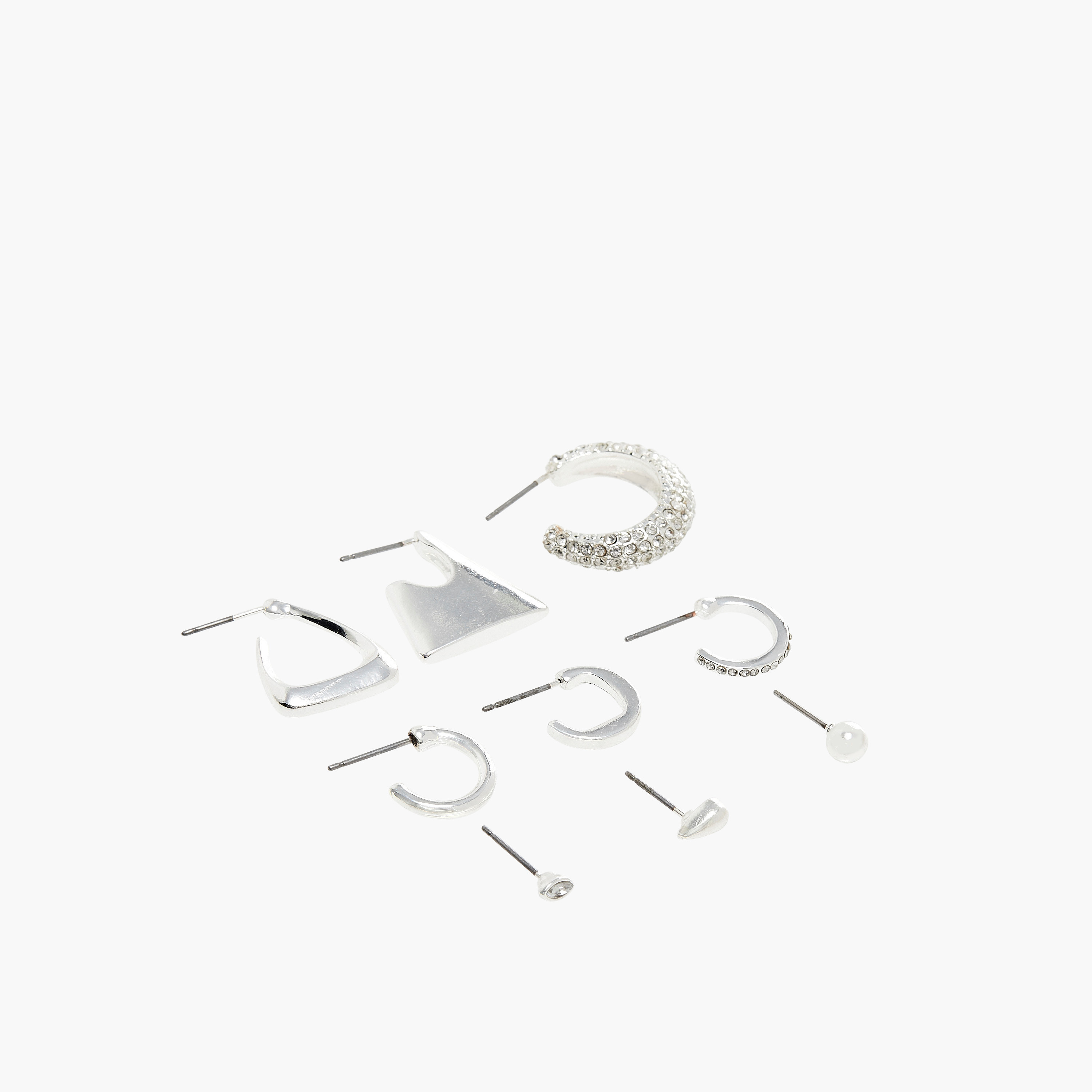 Set of 9 - Assorted Earrings with Pushback Closure-women-watchesandjewellery-jewellery-earrings-image-3