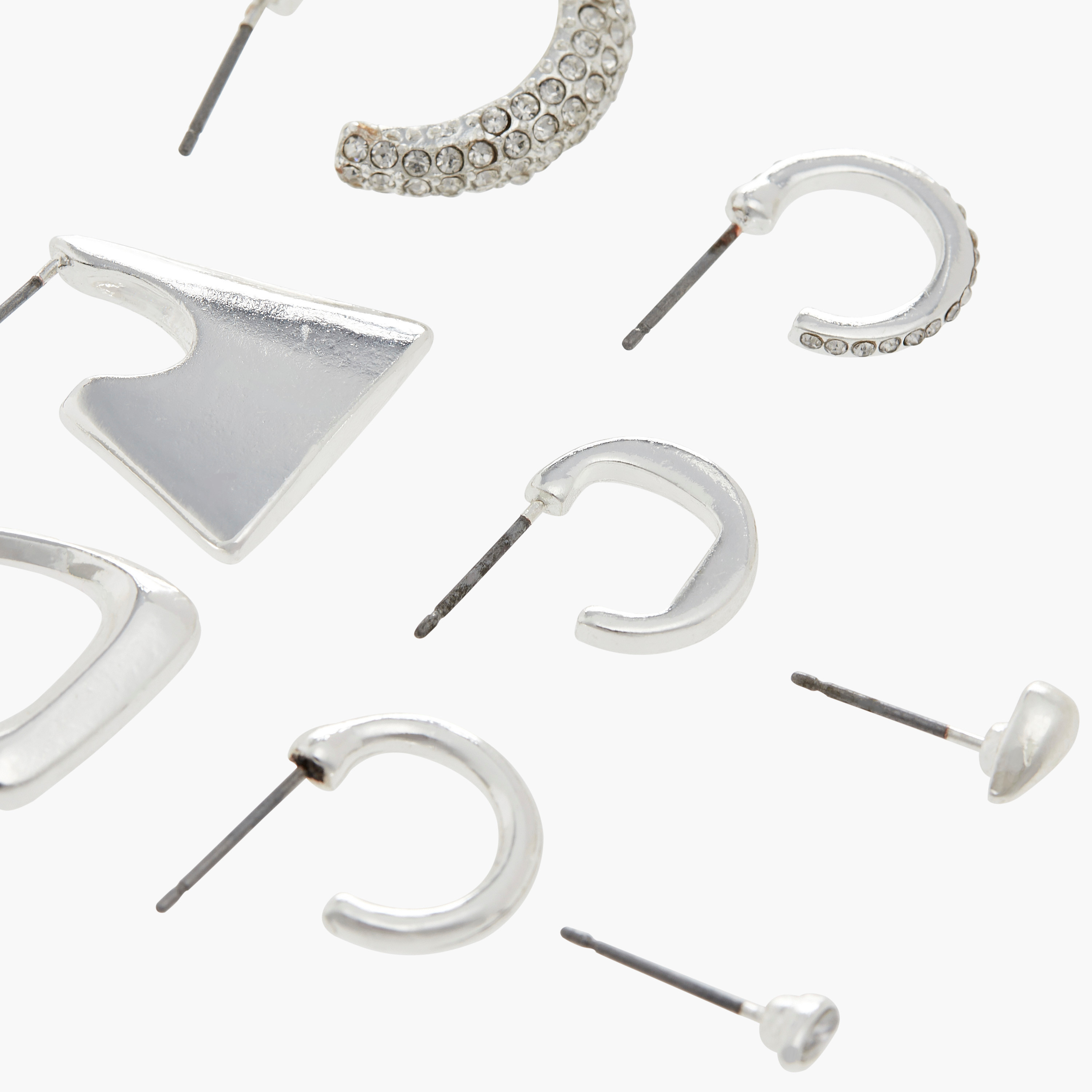 Set of 9 - Assorted Earrings with Pushback Closure-women-watchesandjewellery-jewellery-earrings-image-4