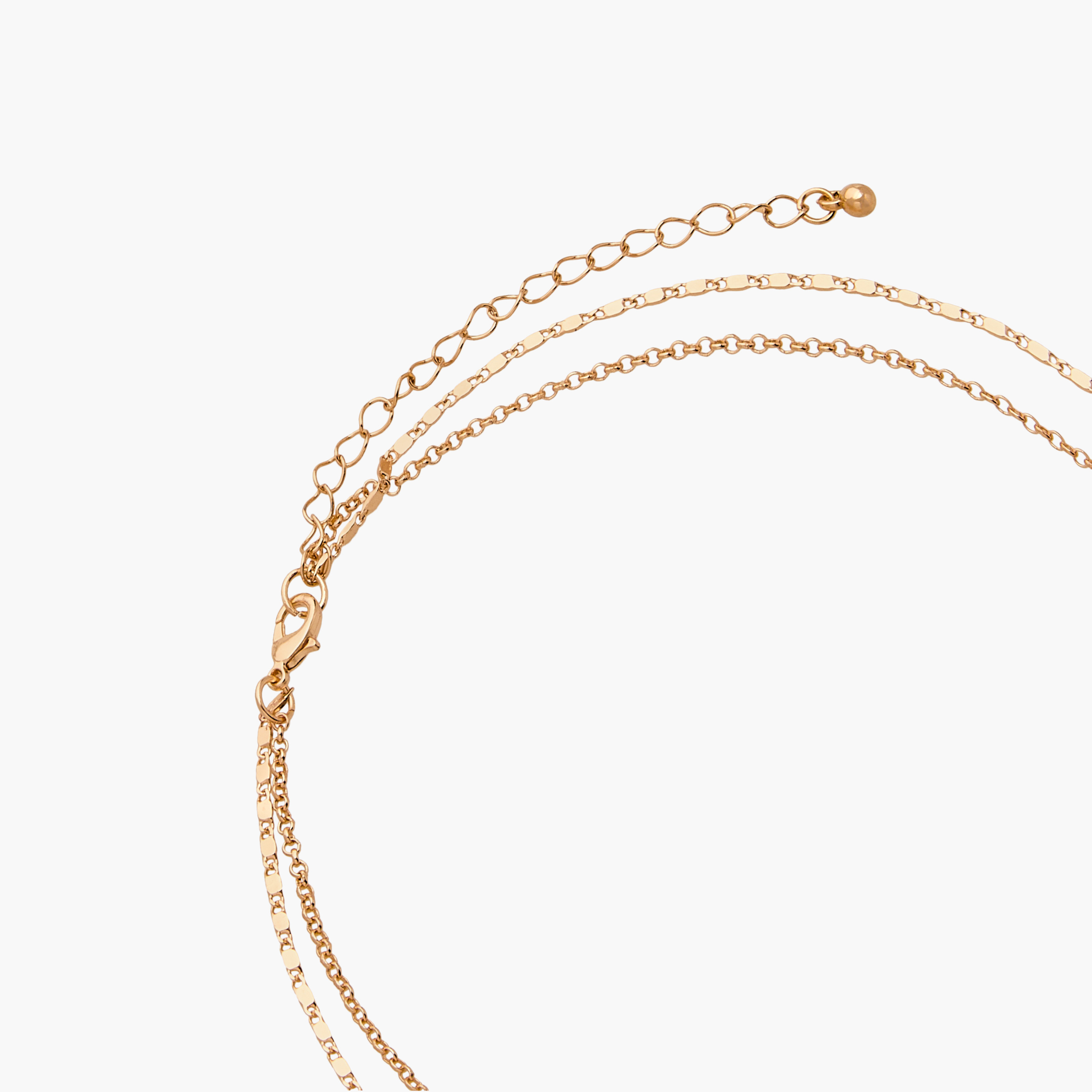 Layered Pendant Necklace with Lobster Clasp Closure-women-watchesandjewellery-jewellery-necklacesandpendants-image-4