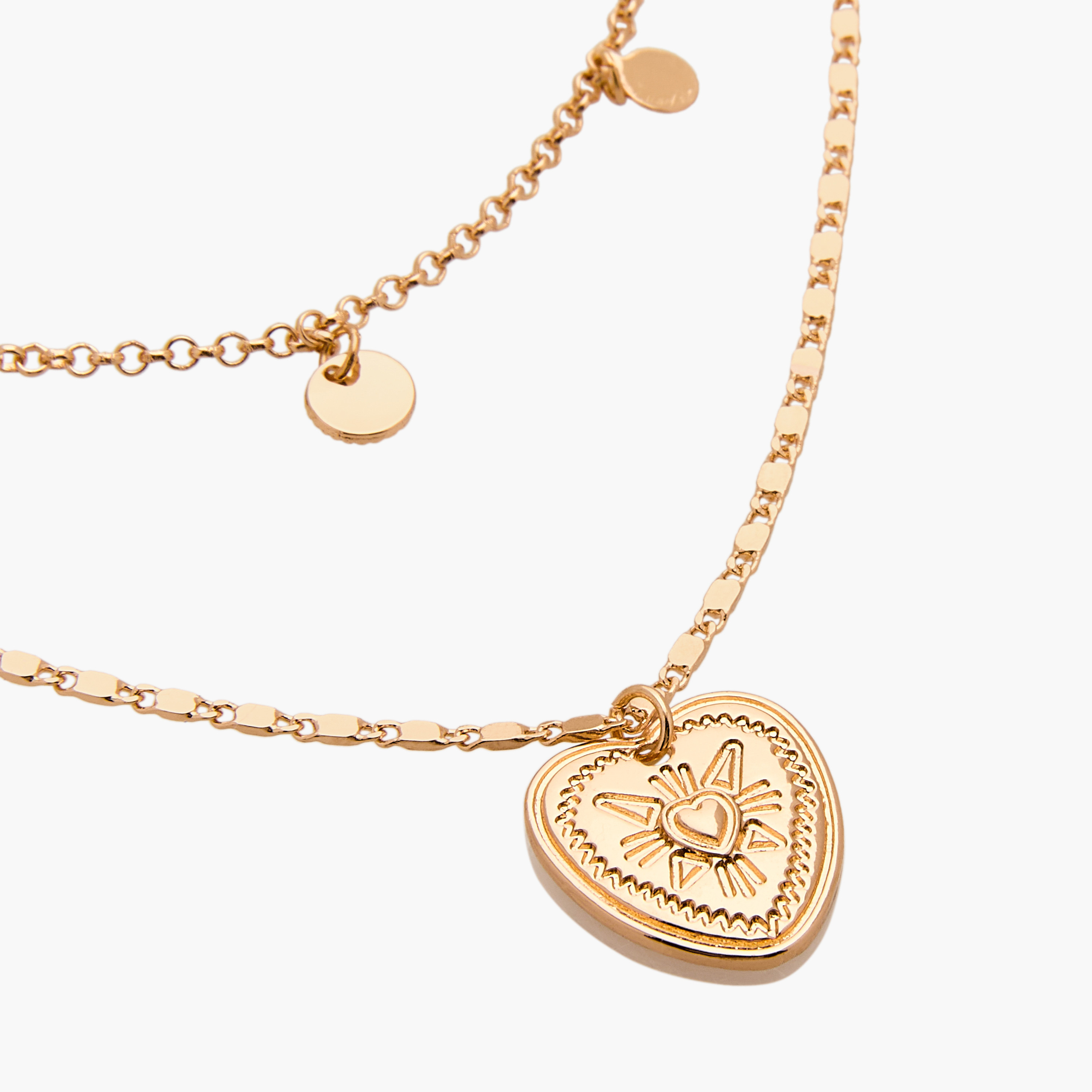 Layered Pendant Necklace with Lobster Clasp Closure-women-watchesandjewellery-jewellery-necklacesandpendants-image-5