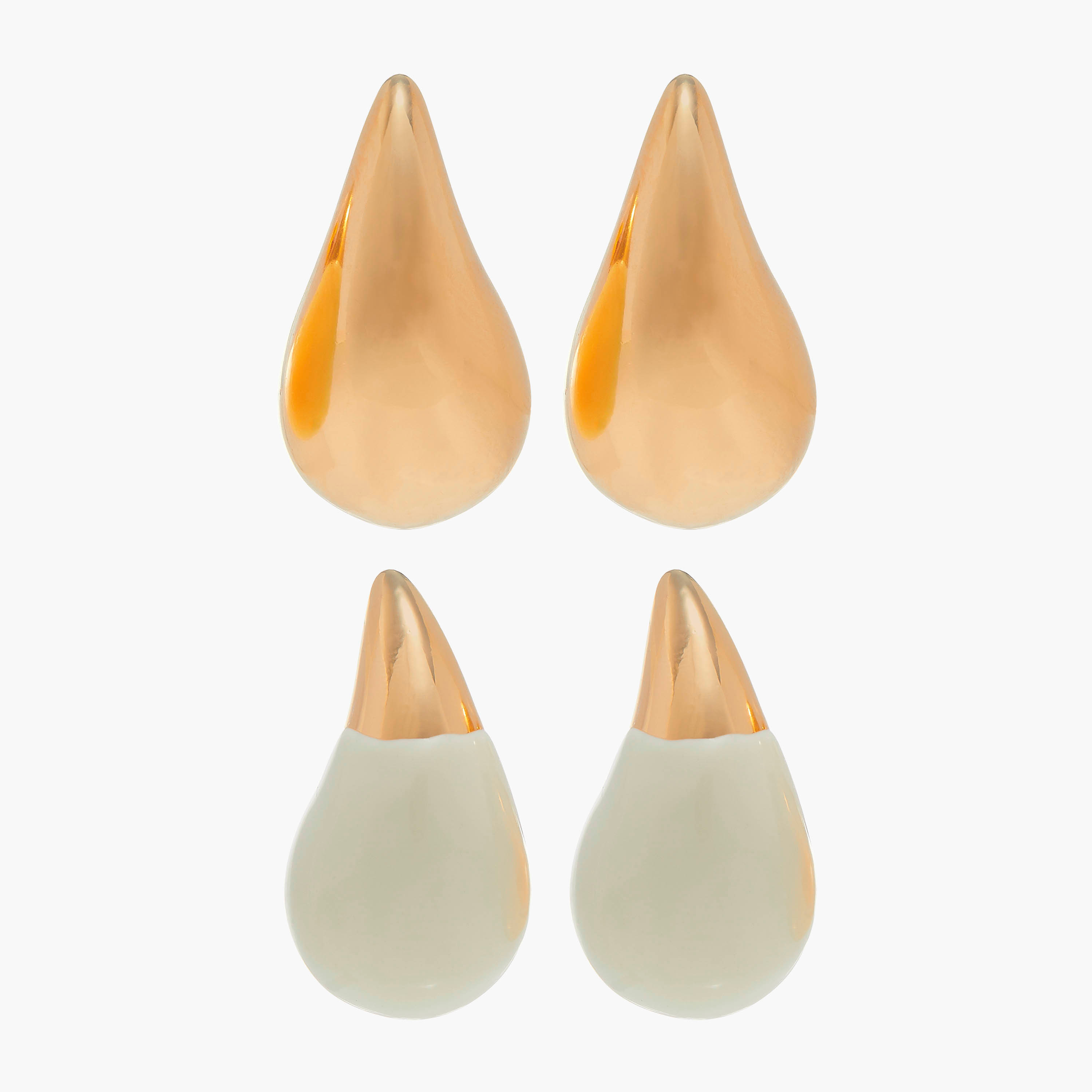Set of 2 - Assorted Stud Earrings with Pushback Closure-women-watchesandjewellery-jewellery-earrings-image-1