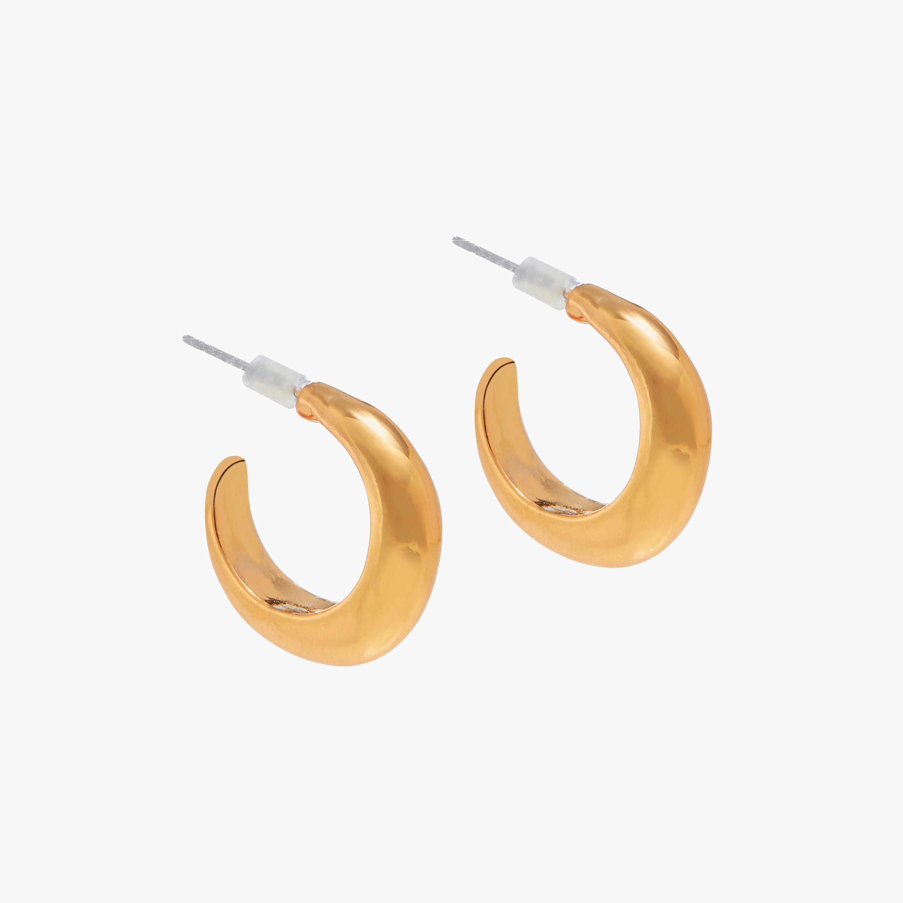 Set of 2 - Assorted Half Hoop Earrings with Pushback Closure-women-watchesandjewellery-jewellery-earrings-image-4