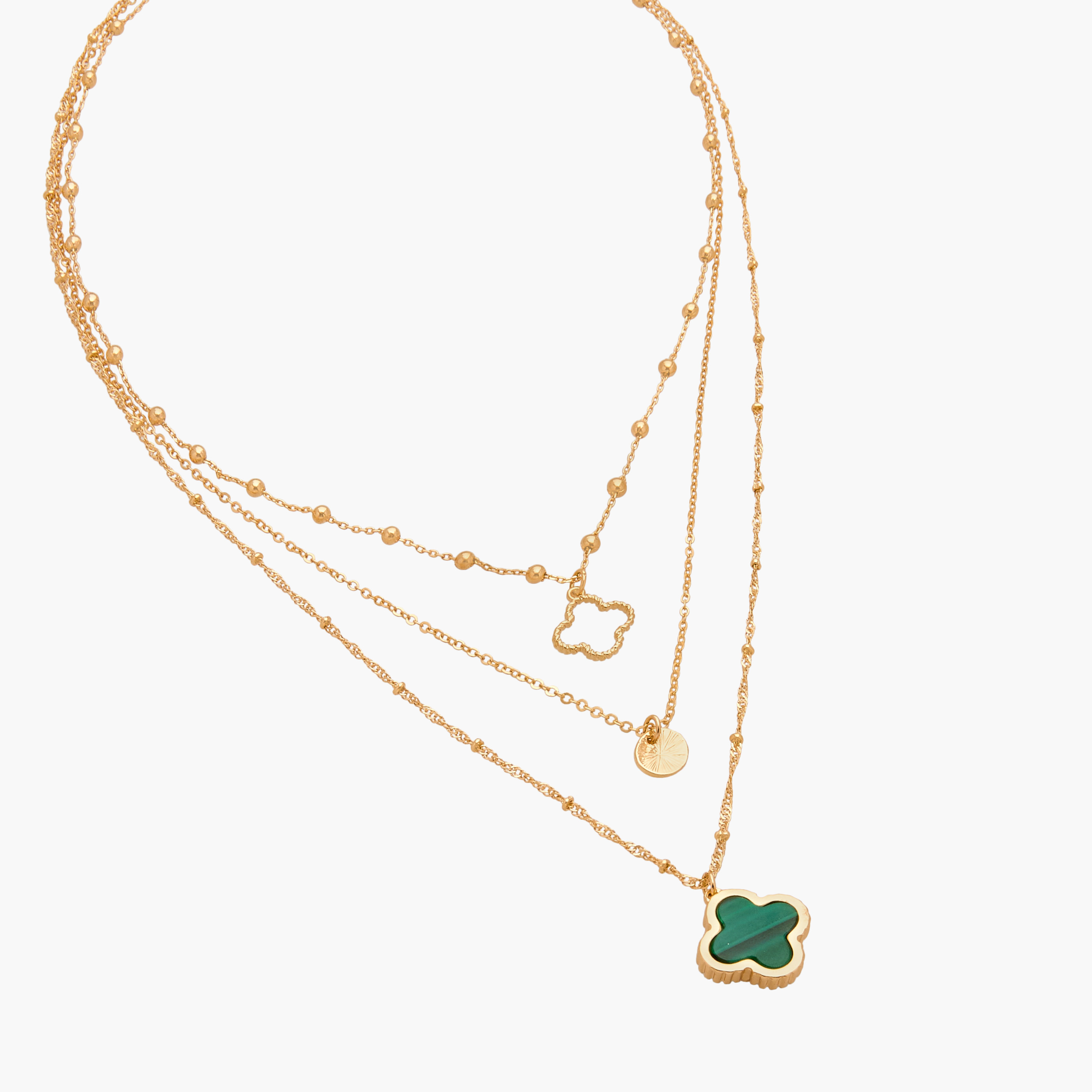 عقد بطبقات ودلايات ومشبك إغلاق-women-watchesandjewellery-jewellery-necklacesandpendants-image-3