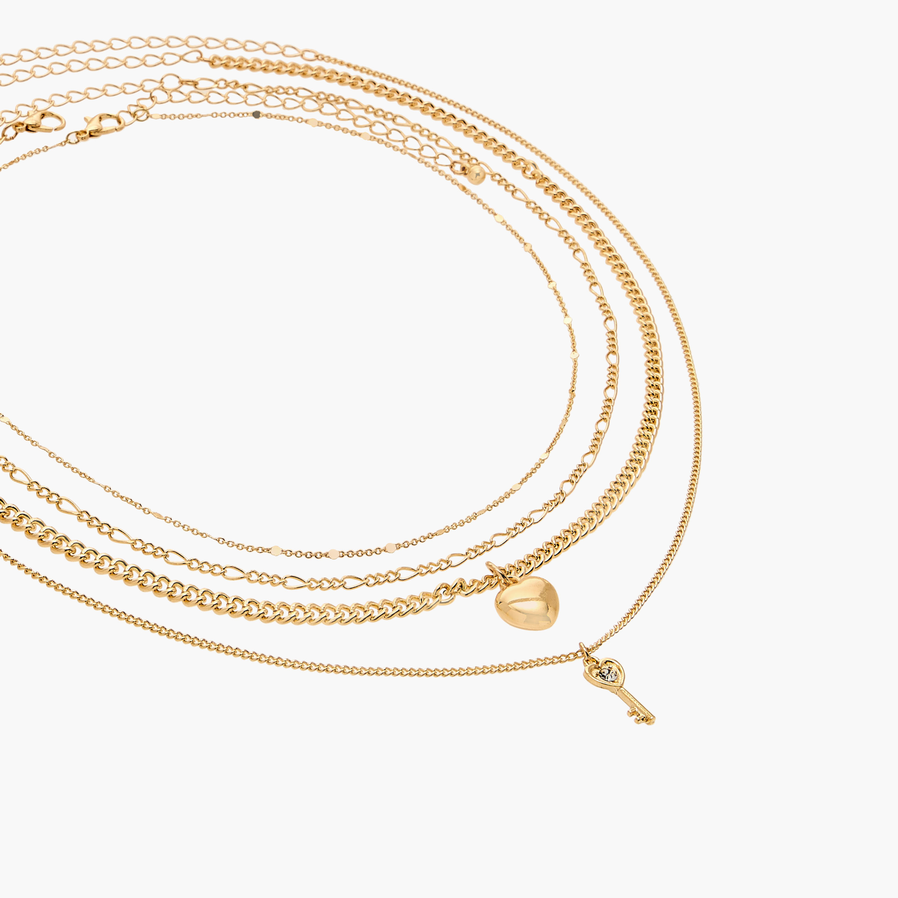 Set of 4 - Assorted Necklace with Lobster Clasp Closure-women-watchesandjewellery-jewellery-necklacesandpendants-image-7