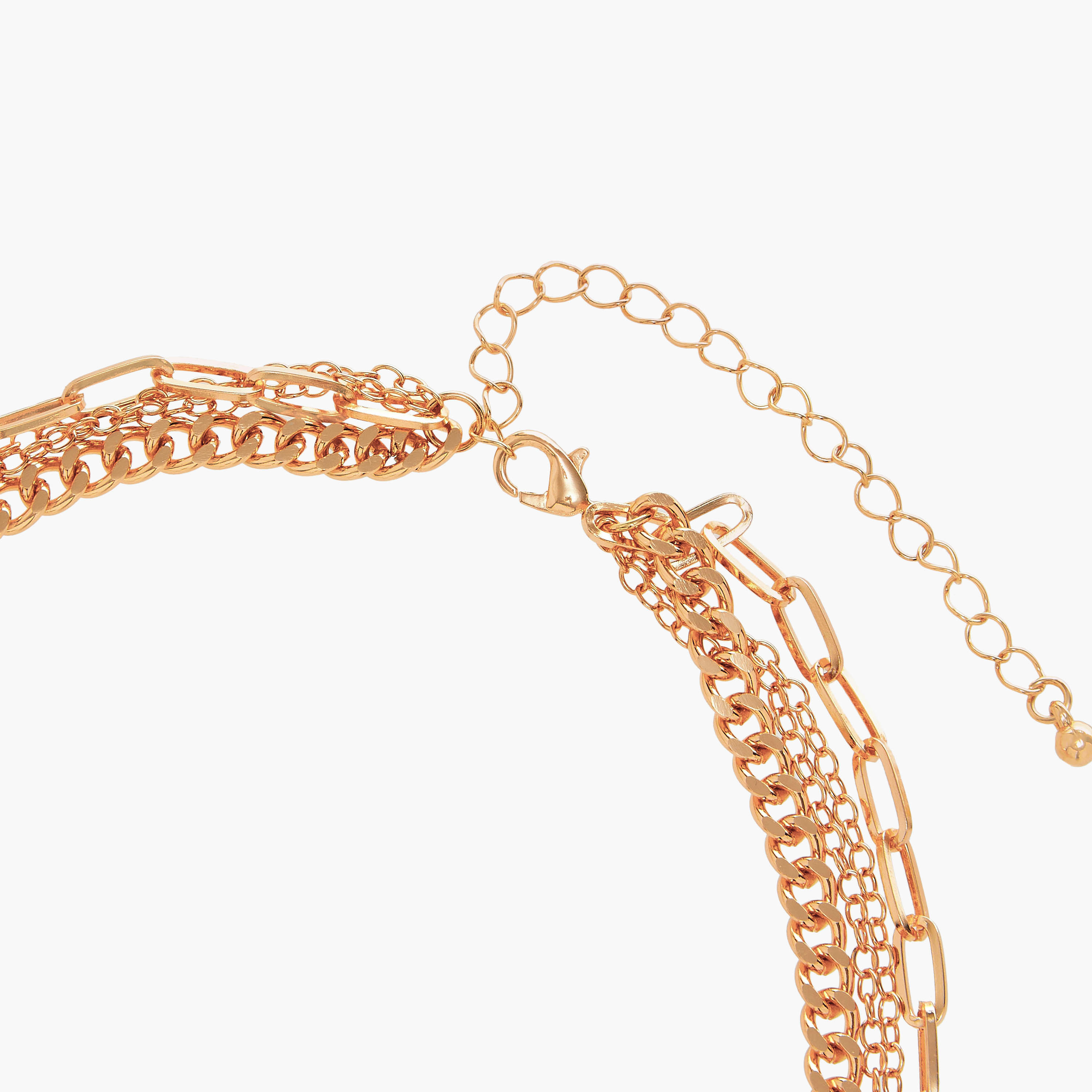 عقد متعدد الطبقات بمشبك إغلاق-women-watchesandjewellery-jewellery-necklacesandpendants-image-6