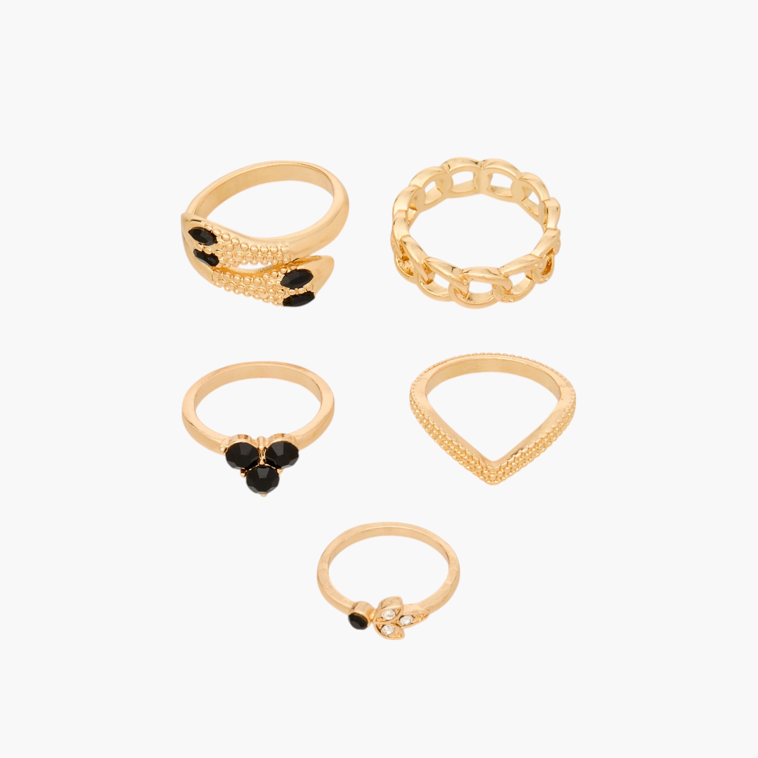 طقم خواتم متنوعة عدد 5-women-watchesandjewellery-jewellery-rings-image-1