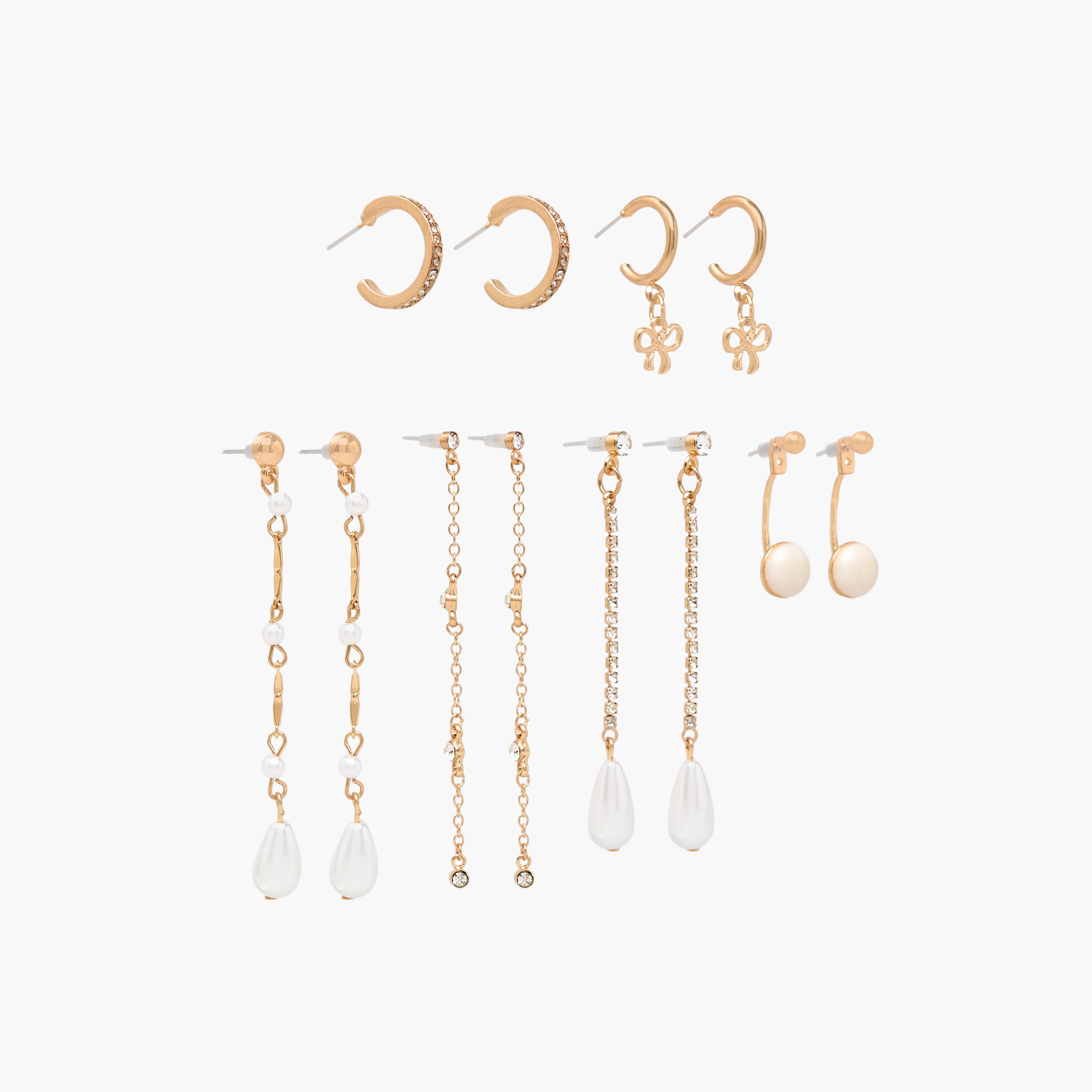 Set of 6 - Assorted Earrings-women-watchesandjewellery-jewellery-earrings-image-1