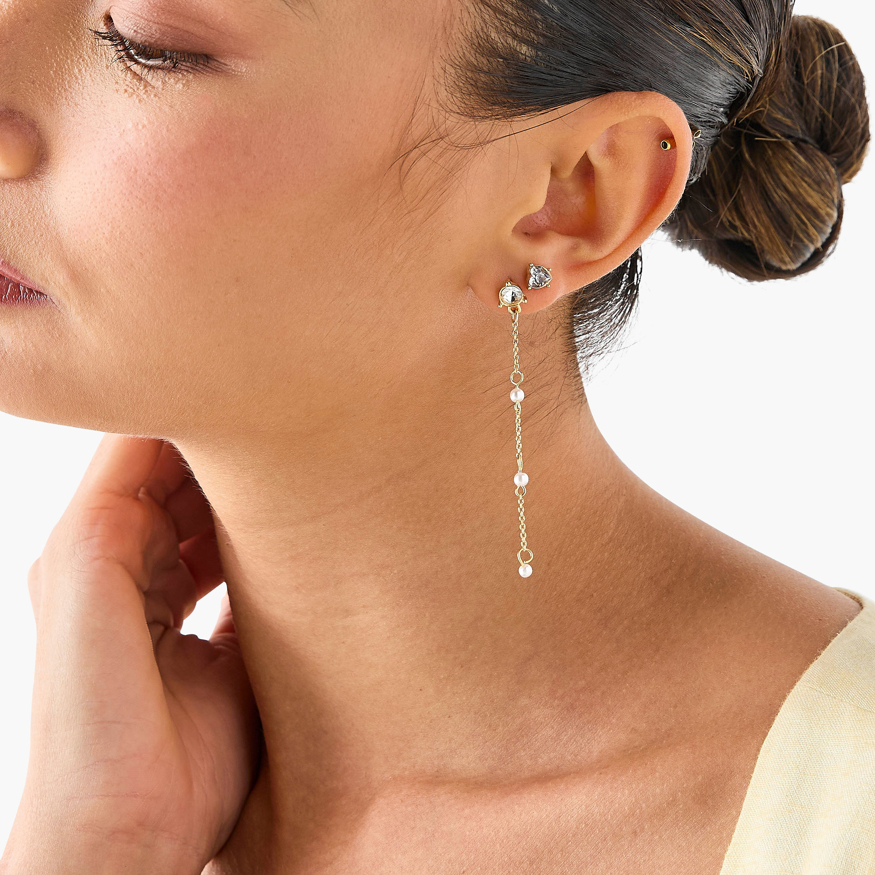 Set of 9 - Assorted Earrings with Pushback Closure-women-watchesandjewellery-jewellery-earrings-image-2