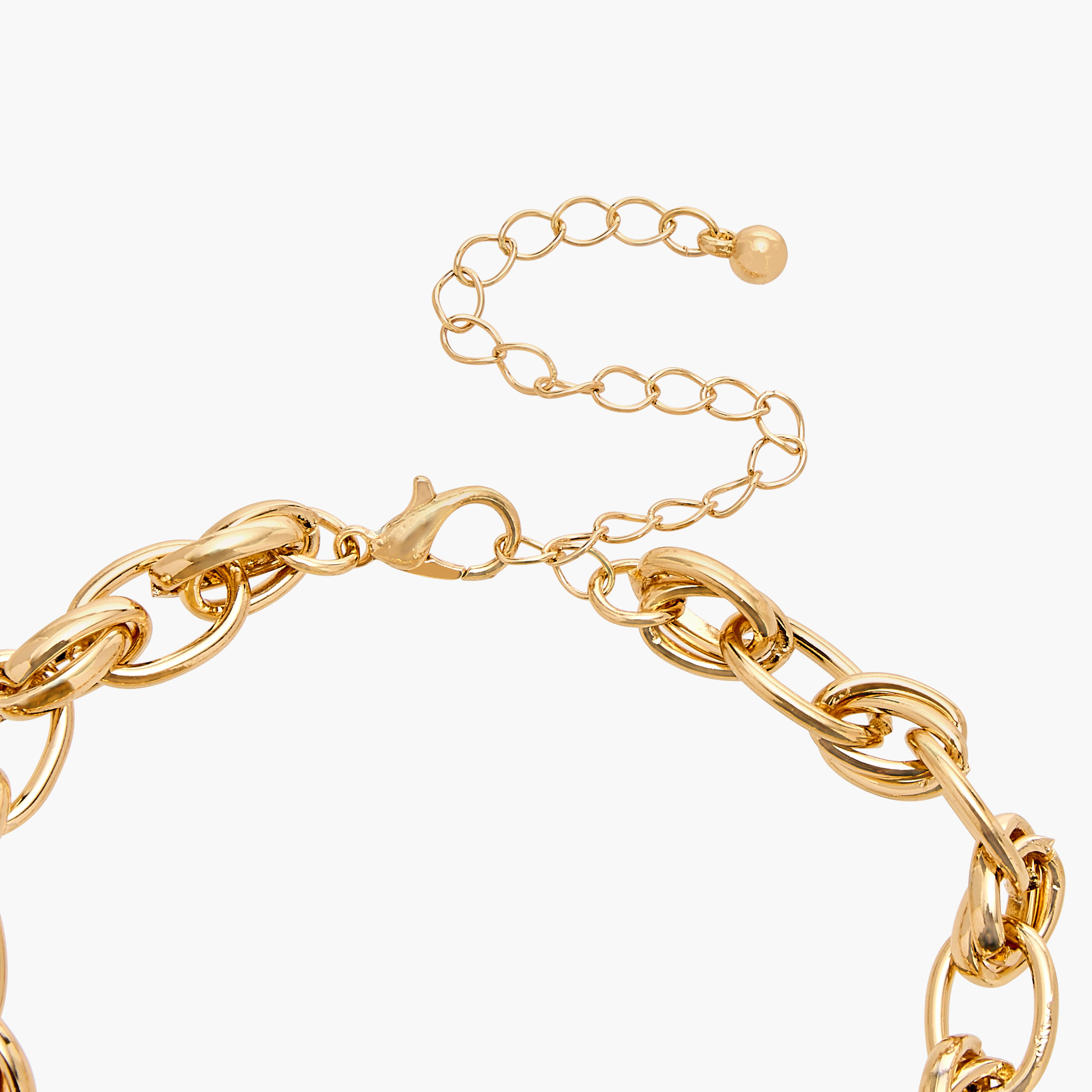 سوار سلسلة ميتاليك بقفل إغلاق-women-watchesandjewellery-jewellery-banglesandbracelets-image-4