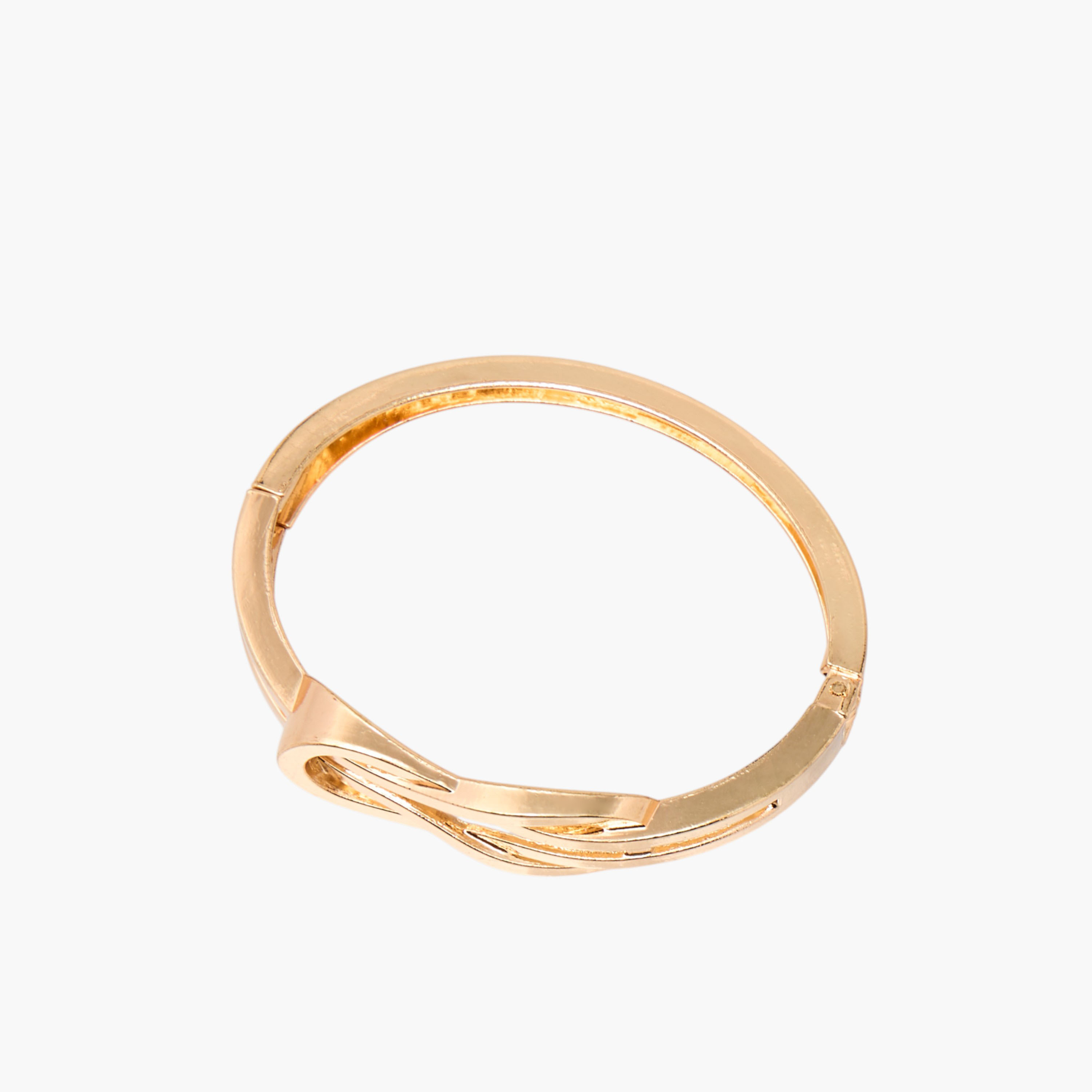 سوار ميتاليك بزينة عقدة-women-watchesandjewellery-jewellery-banglesandbracelets-image-2